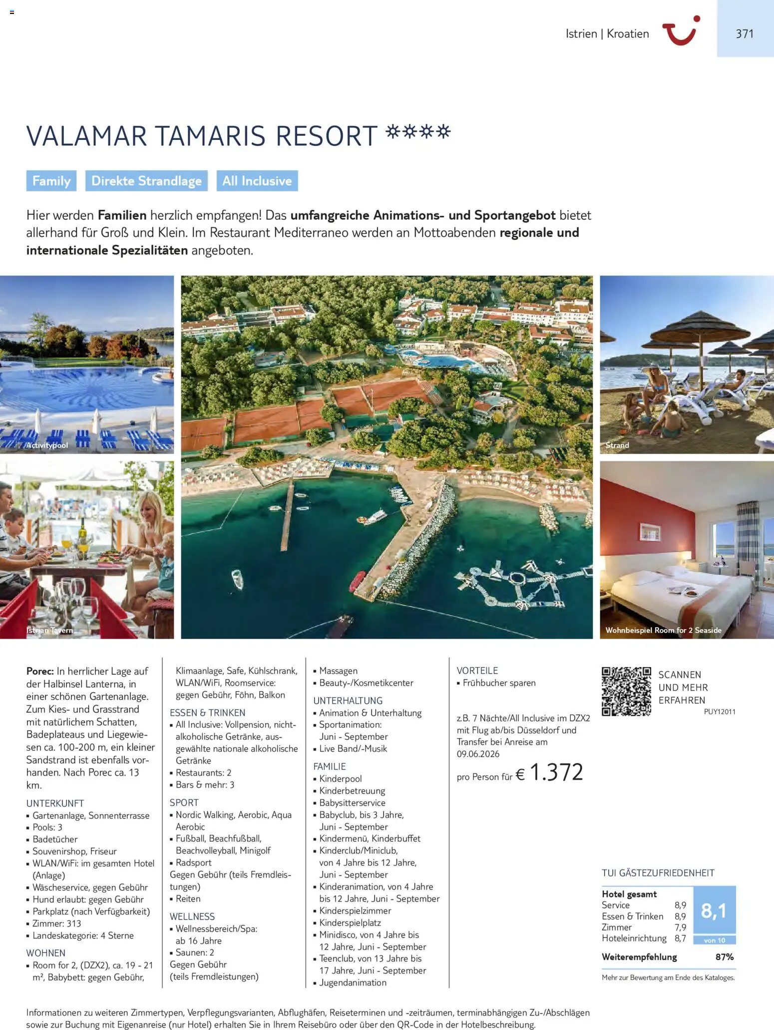 Aida  Südeuropa & Nordafrika 2026/27 – gültig ab 01.01.2026 | Seite: 371 | Produkte: Babybett