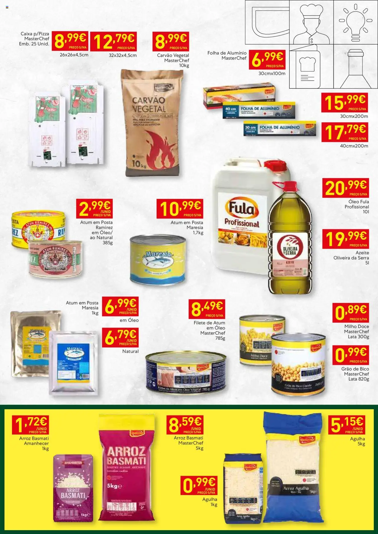 Recheio folheto Madeira │ válido de 19.08.2025 | Página: 7 | Produtos: Arroz basmati, Carvão vegetal, Óleo, Arroz
