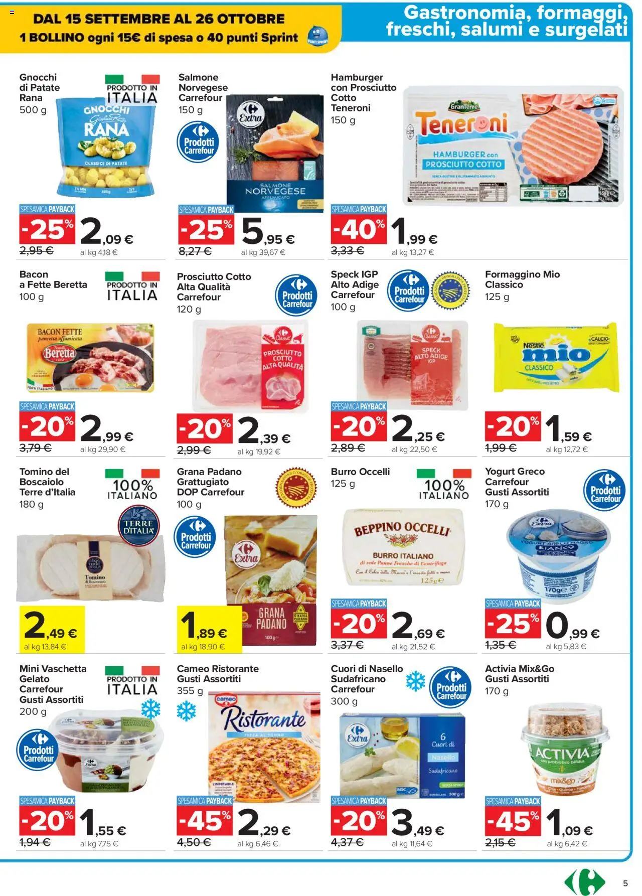 Volantino Carrefour del 18.09.2025 | Pagina: 5