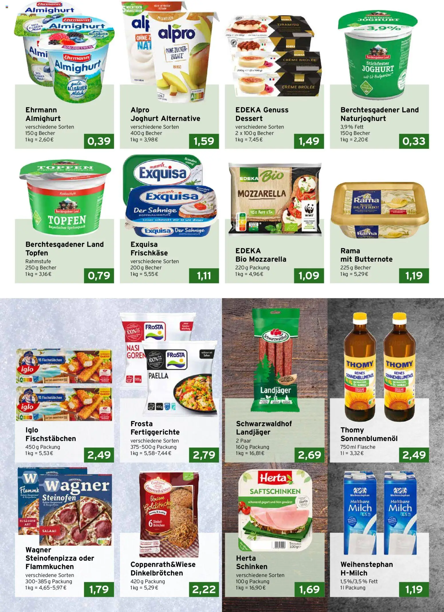 CAP Markt Prospekt – gültig ab 03.11.2025 | Seite: 2 | Produkte: Sonnenblumenol, Mozzarella, Frosta, Frischkase