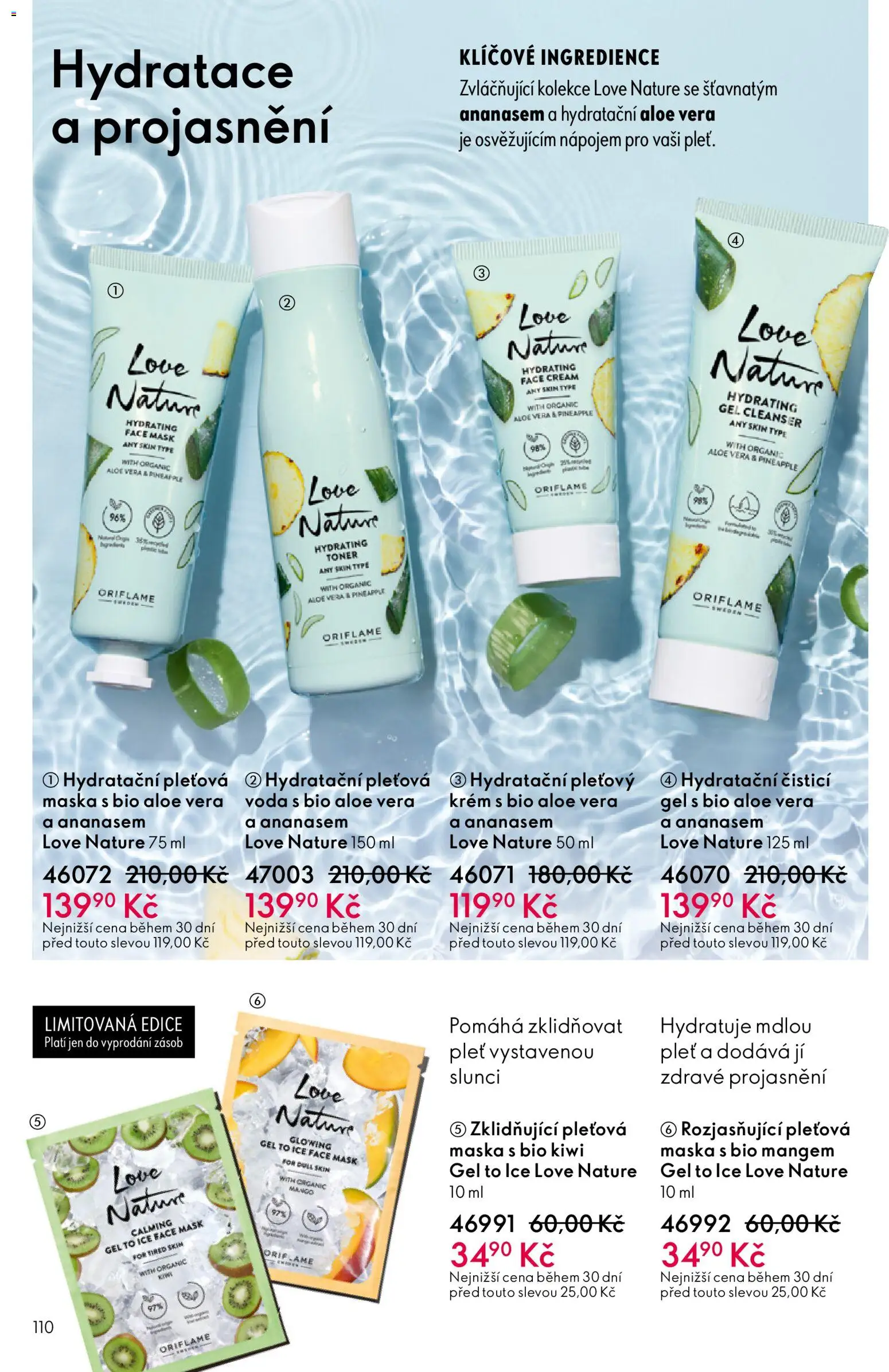Oriflame katalog č.02/2026 od 21.01.2026 | Strana: 110 | Produkty: Voda, Kiwi, Toner, Maska