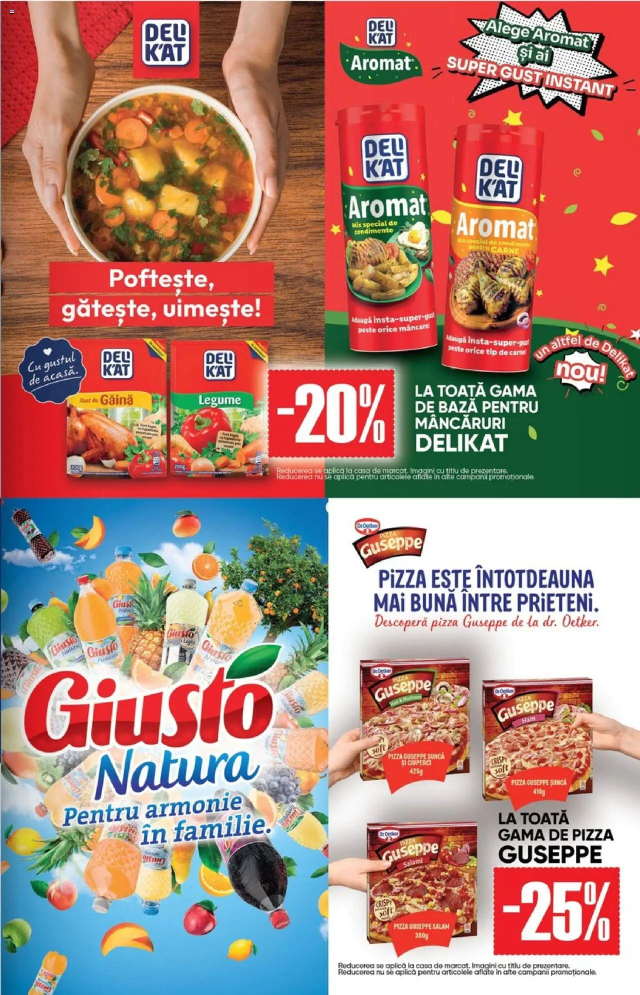 Noul catalog Profi – valabil de la 17.09.2025 | Pagină: 15 | Produse: Șuncă, Pizza, Pește, Condimente