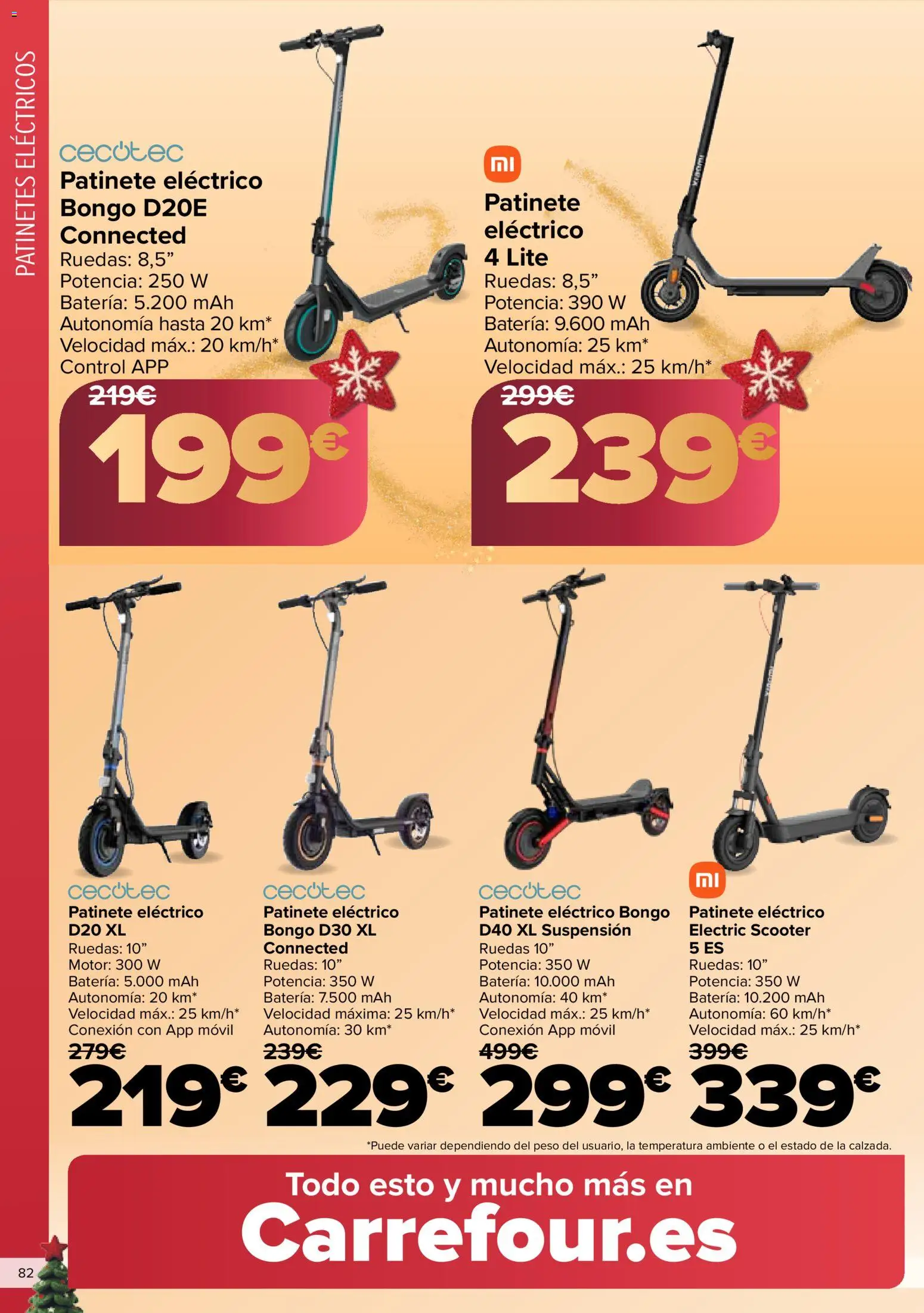 Carrefour folleto │ válido desde el 03.12.2025 | Página: 82 | Productos: Patinete, Peso, Ελιές, Batería