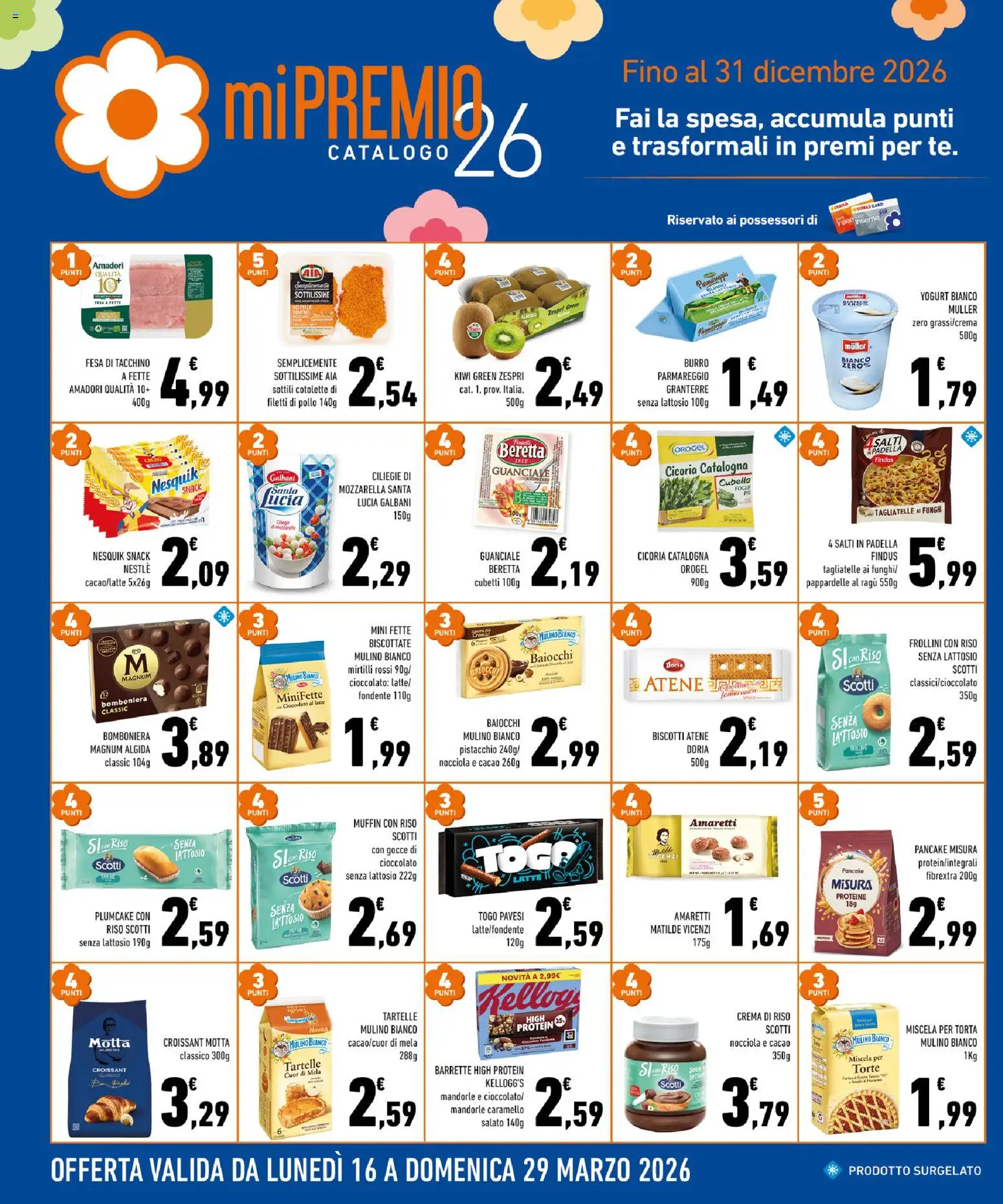 Volantino Conad del 18.03.2026 | Pagina: 6 | Prodotti: Yogurt, Cioccolato, Burro, Padella