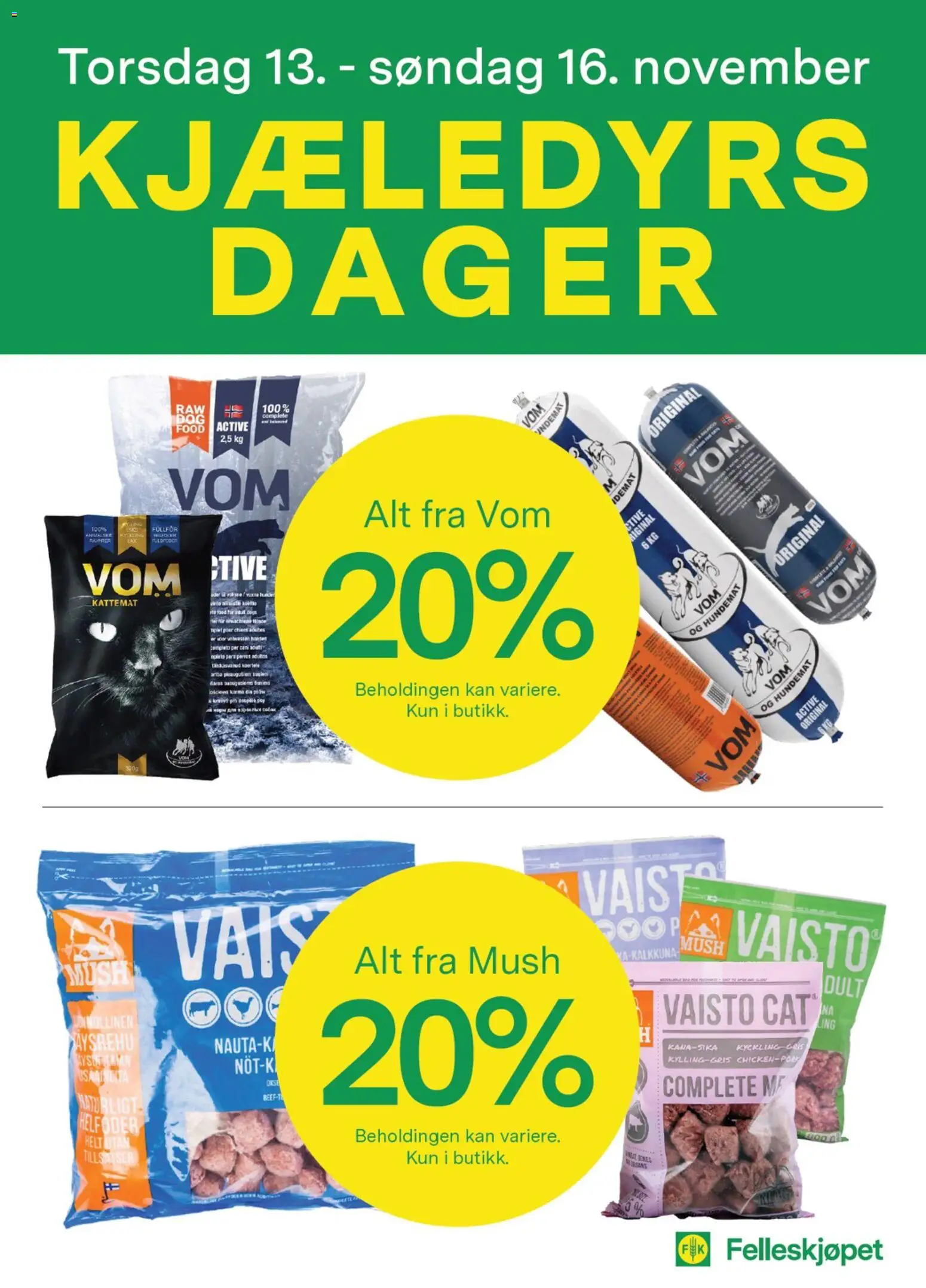 {H1} | Side: 15 | Produkter: Hundemat, Kattemat