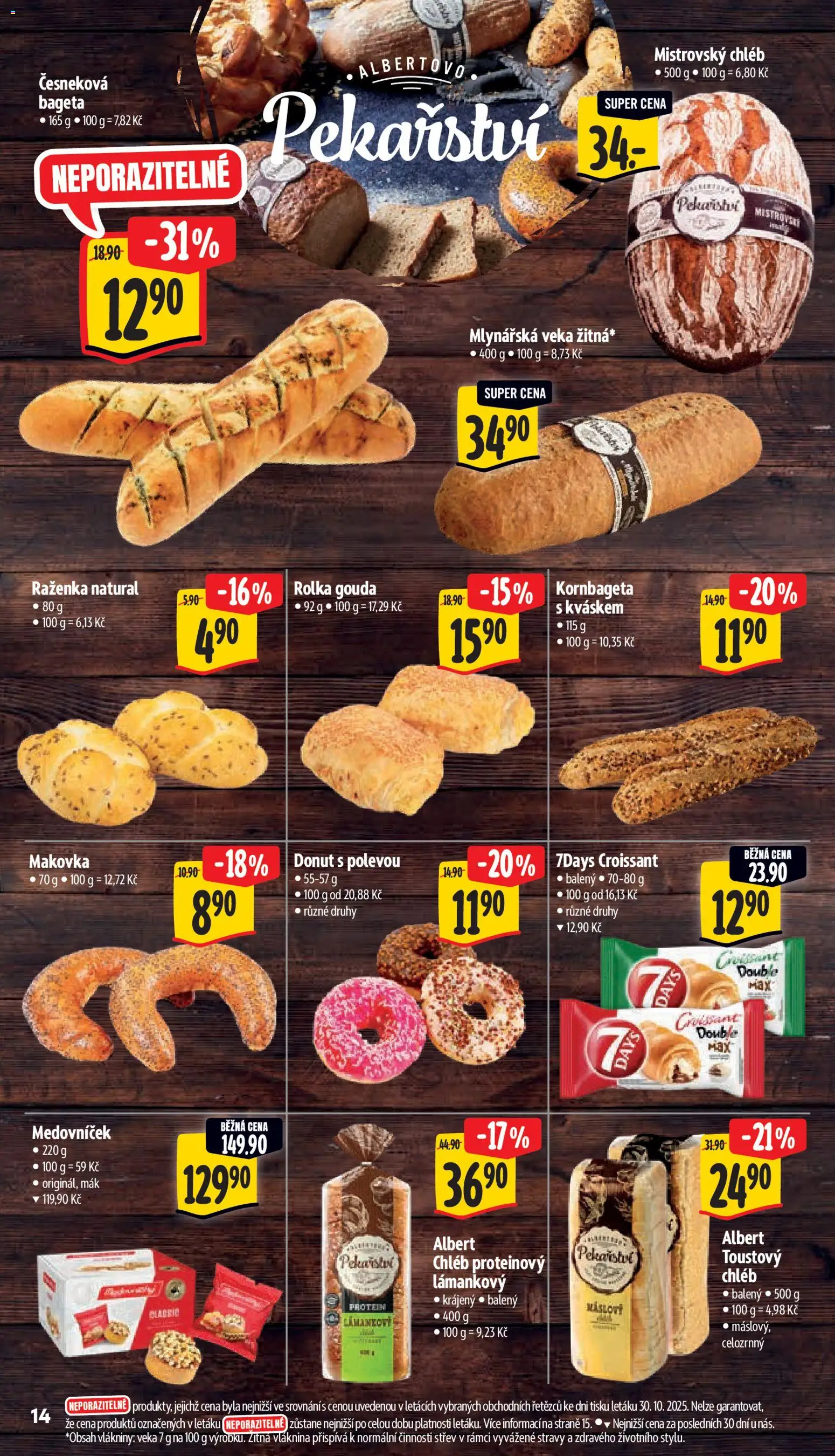 Albert leták - Supermarket od 05.11.2025 | Strana: 24 | Produkty: Donut, Veka, Protein, Lámankový chléb