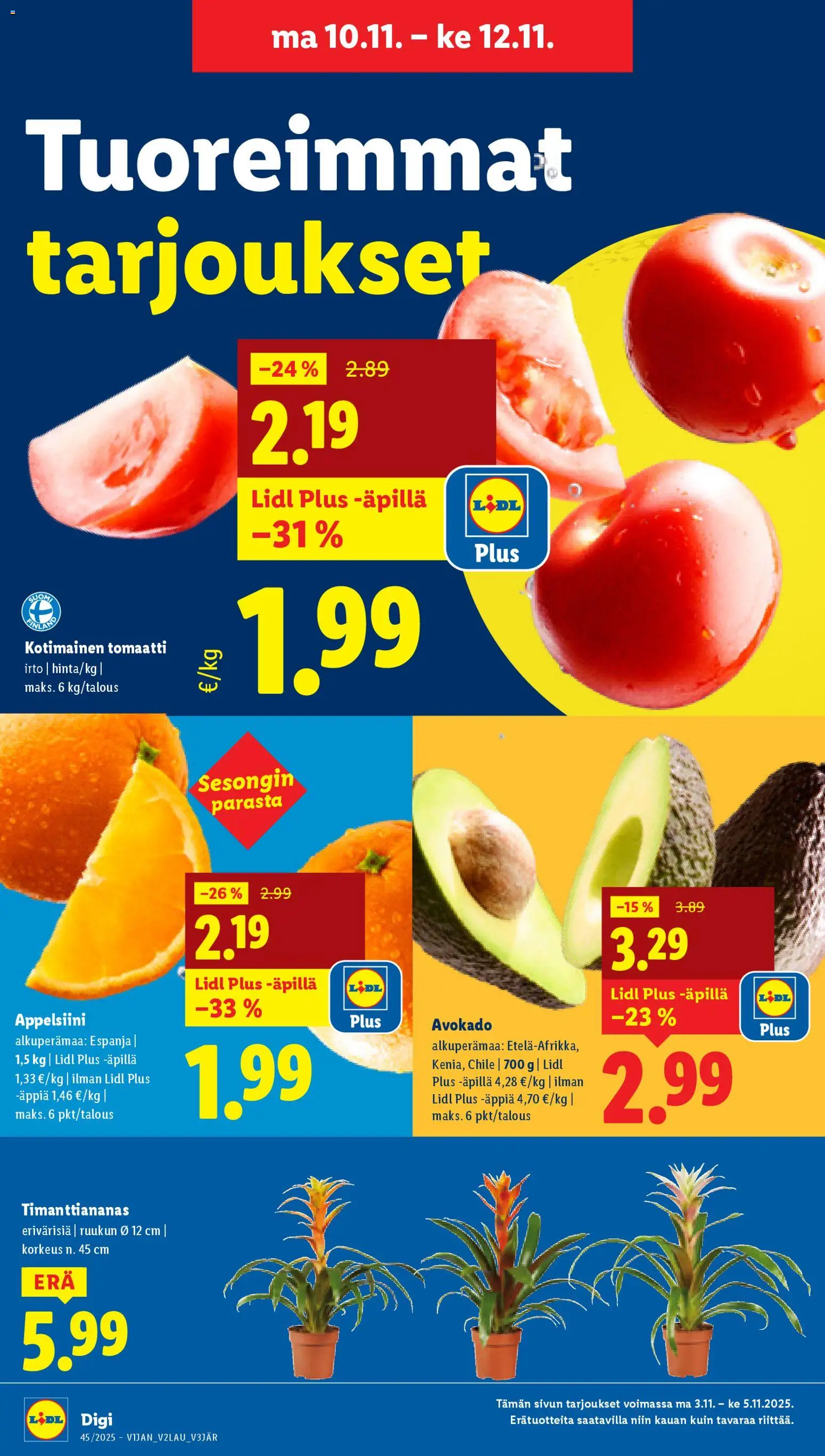 Lidl - Black Friday – voimassa 06.11.2025 alkaen | Sivu: 24 | Tuotteet: Avokado
