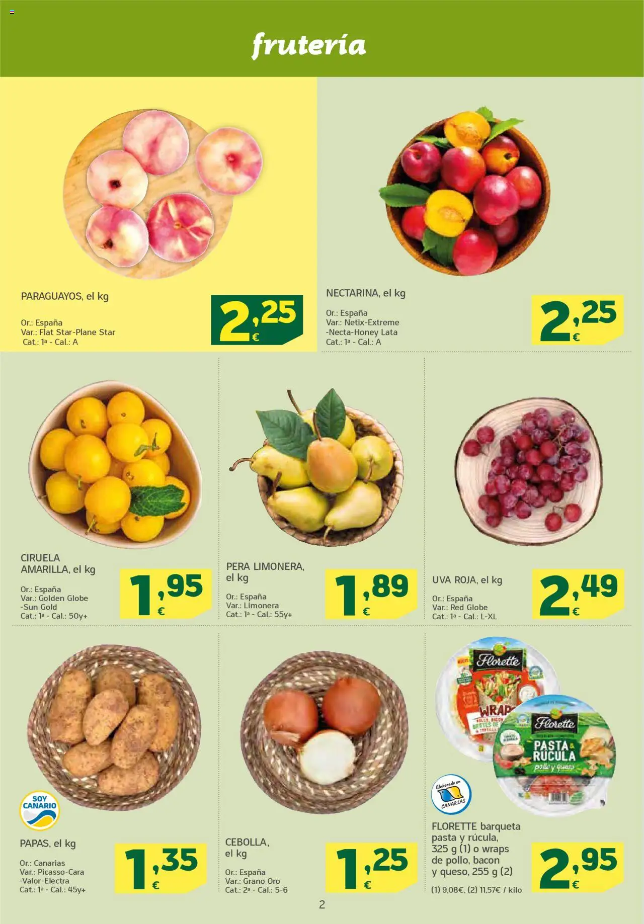 HiperDino folleto │ válido desde el 26.08.2025 | Página: 2 | Productos: Pasta