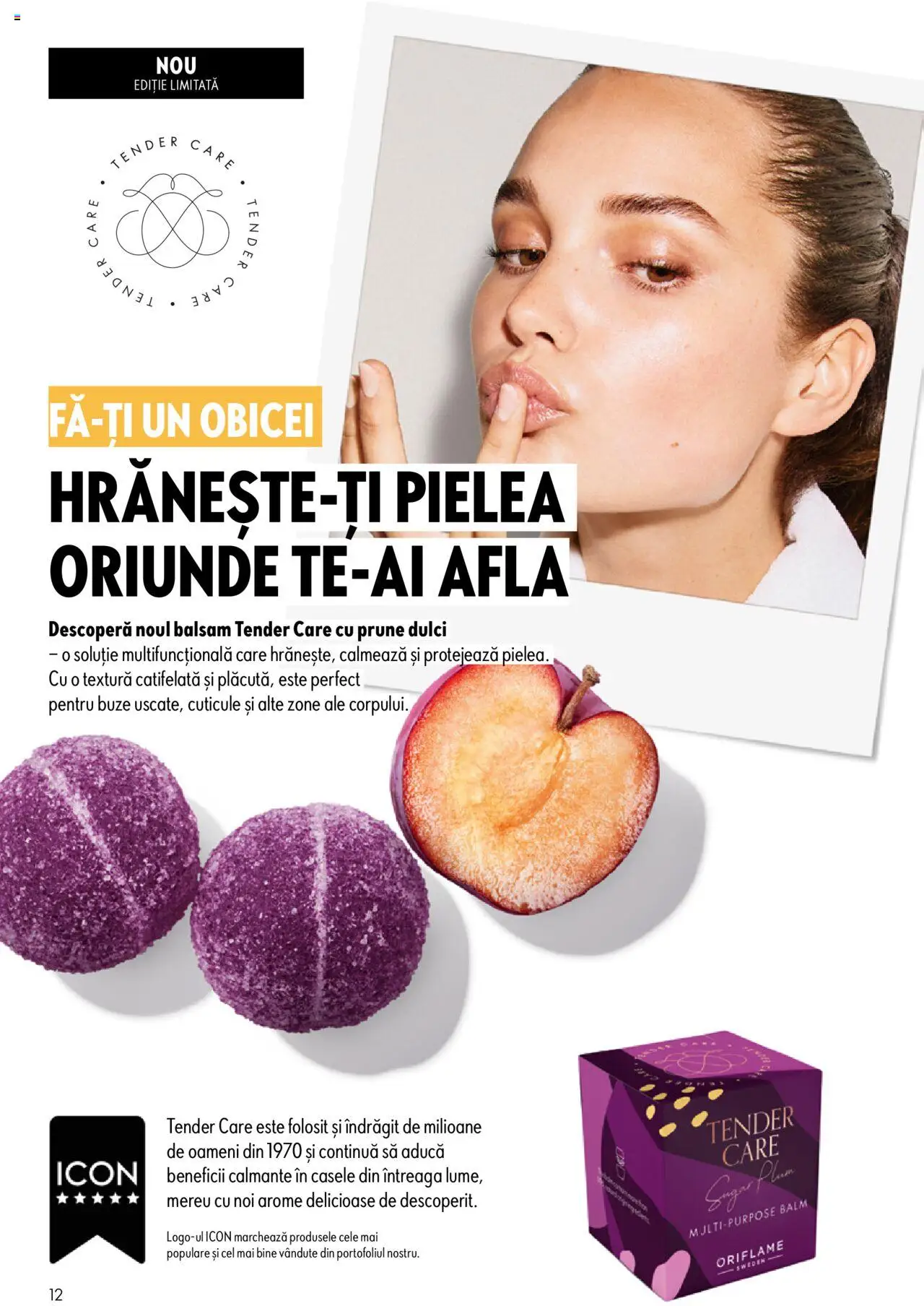 Noul catalog Oriflame – valabil de la 01.10.2025 | Pagină: 12 | Produse: Balsam, Prune