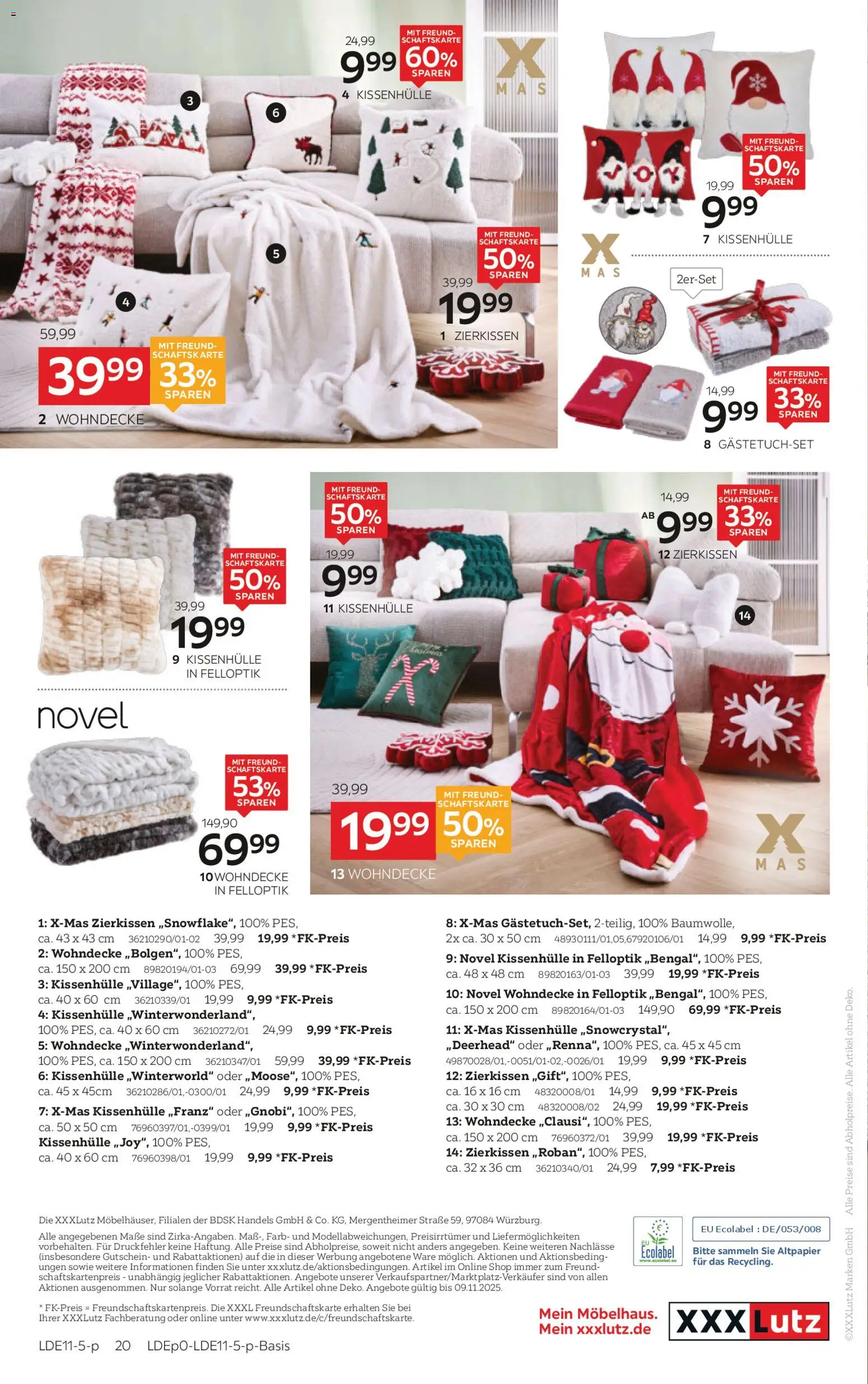 XXXL Lutz Weihnachtswelten – gültig ab 26.10.2025 | Seite: 20