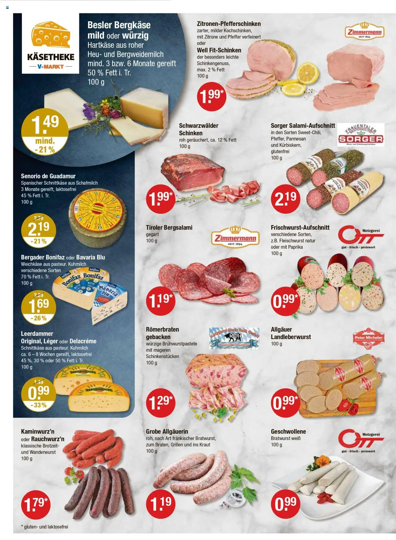 V-Markt - Oberpfalz – gültig ab 25.09.2025 | Seite: 2 | Produkte: Paprika, Pfeffer, Zitrone, Schinken