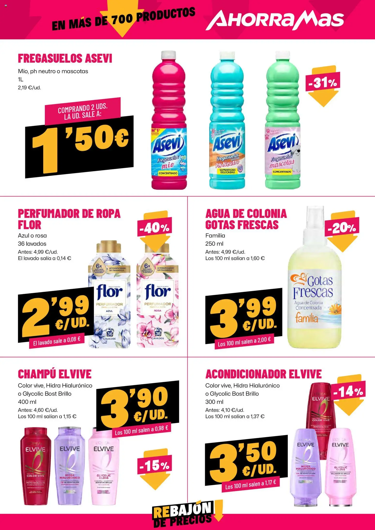 AhorraMas folleto │ válido desde el 12.03.2026 | Página: 15 | Productos: Fragancia, Agua de colonia, Champú, Ropa