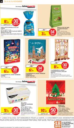 Intermarché - Prévisualisation de Intermarché - En gros c’est moins cher valide à partir de 04.11.2025 | Page: 36 | Produits: Calendrier, Noisettes, Miel, Amandes