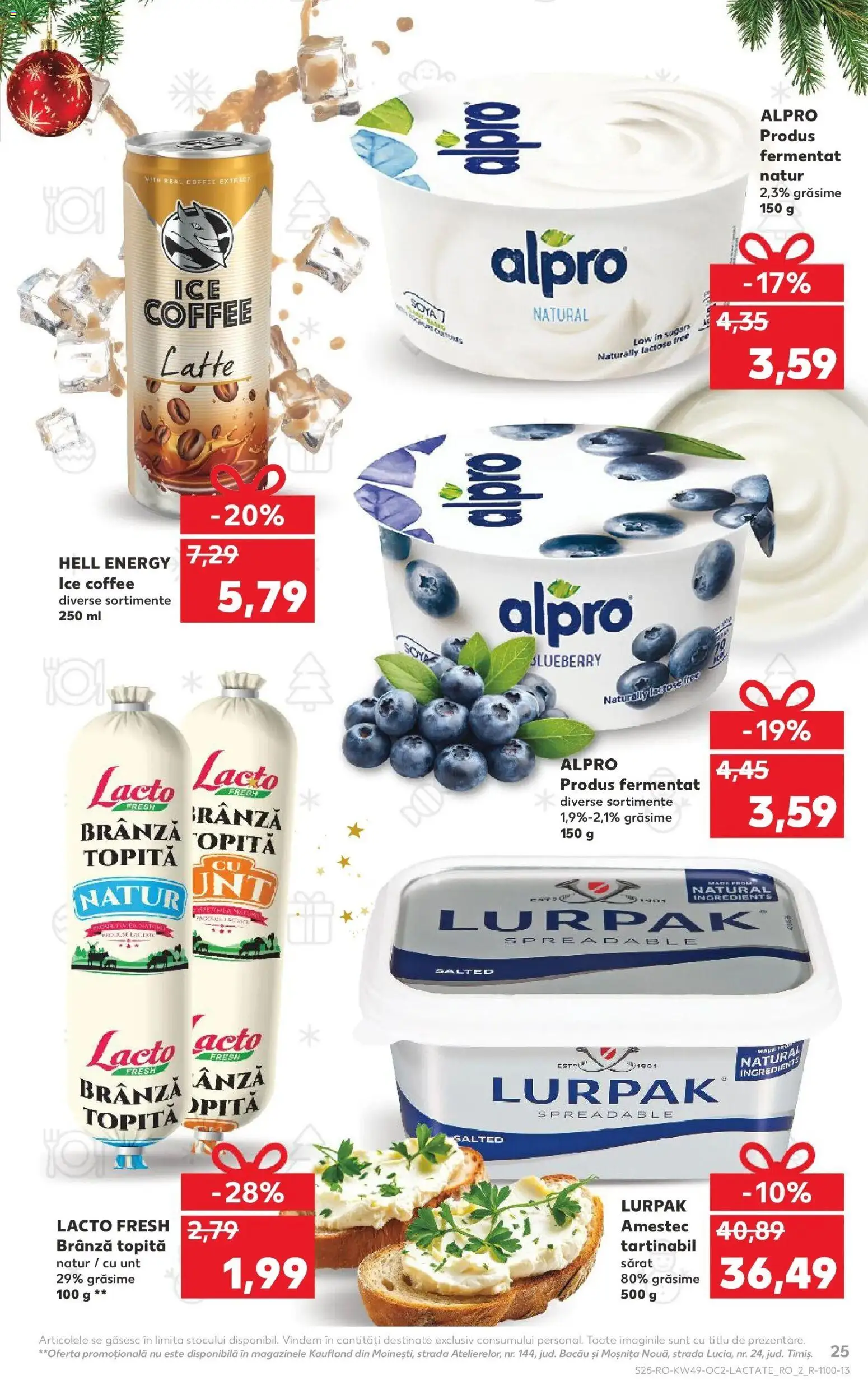 Noul catalog Kaufland – valabil de la 03.12.2025 | Pagină: 25 | Produse: Kalem ucu, Unt, Brânză