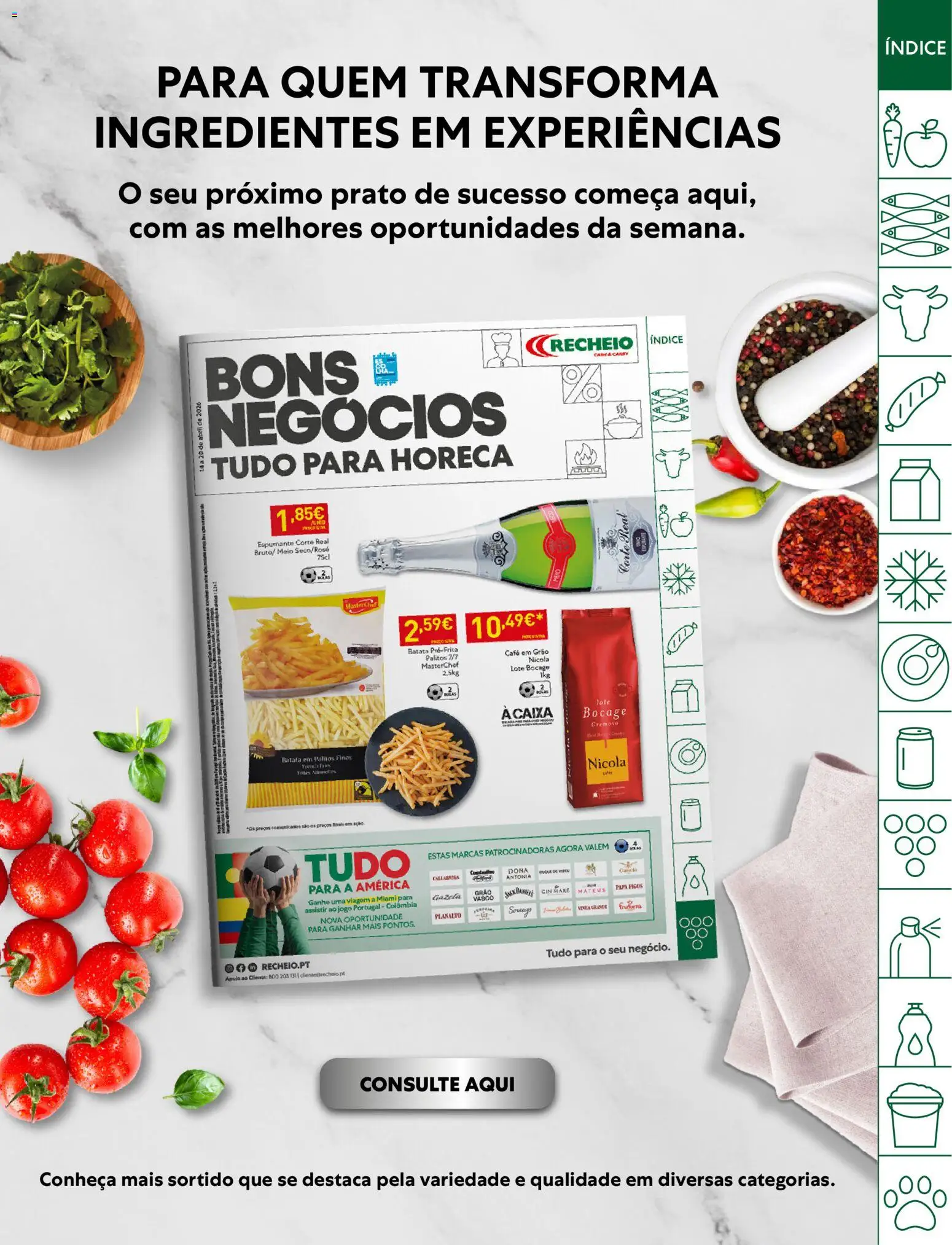 Recheio - Bons Negócios Madeira │ válido de 14.04.2026 | Página: 53 | Produtos: Batata, Espumante, Café, Gin