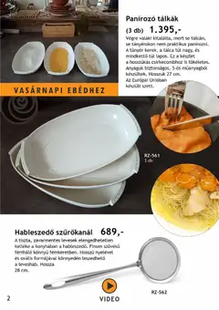 Katalógus Betly - Rozsa - amely érvényes a következő dátumtól: 21.01.2026 | Oldal: 2 | Termékek: Videó, Tányér