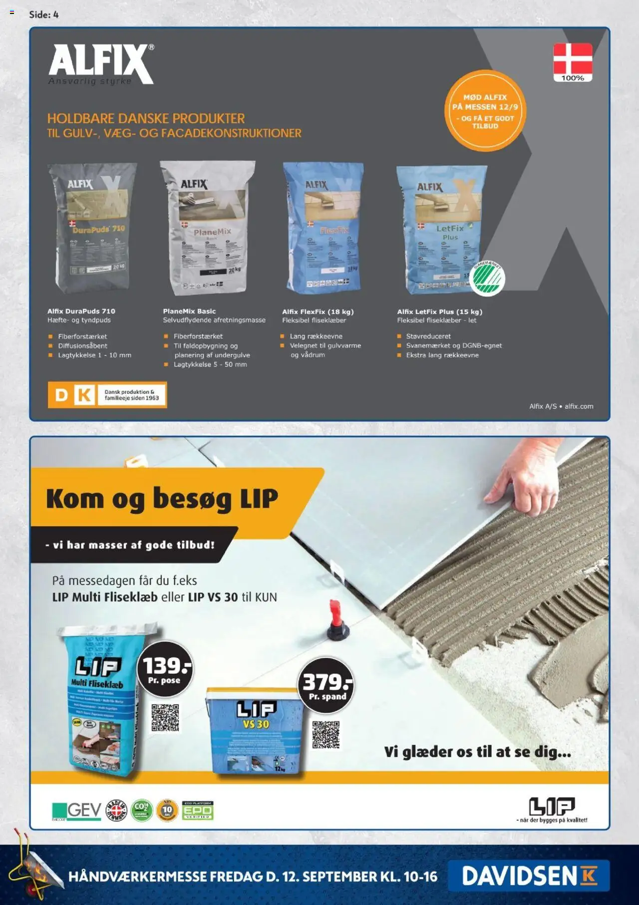 Davidsen tilbudsavis – gyldig fra 12.09.2025 | Side: 4 | Produkter: Kabel