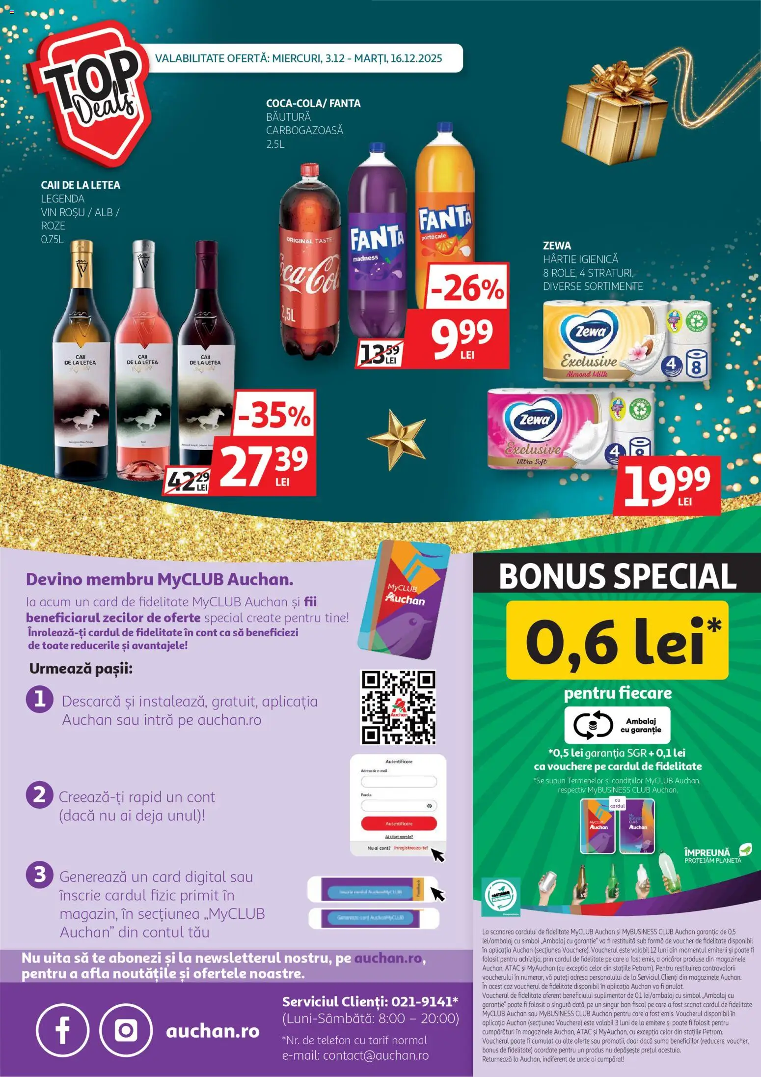 Noul catalog Auchan – valabil de la 03.12.2025 | Pagină: 34 | Produse: Telefon, Vin, Portocale
