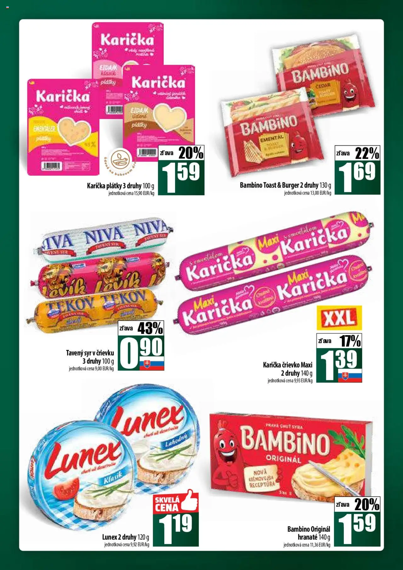 COOP Jednota široká ponuka │ platný od 21.08.2025 | Strana: 21 | Produkty: Syr, Eidam