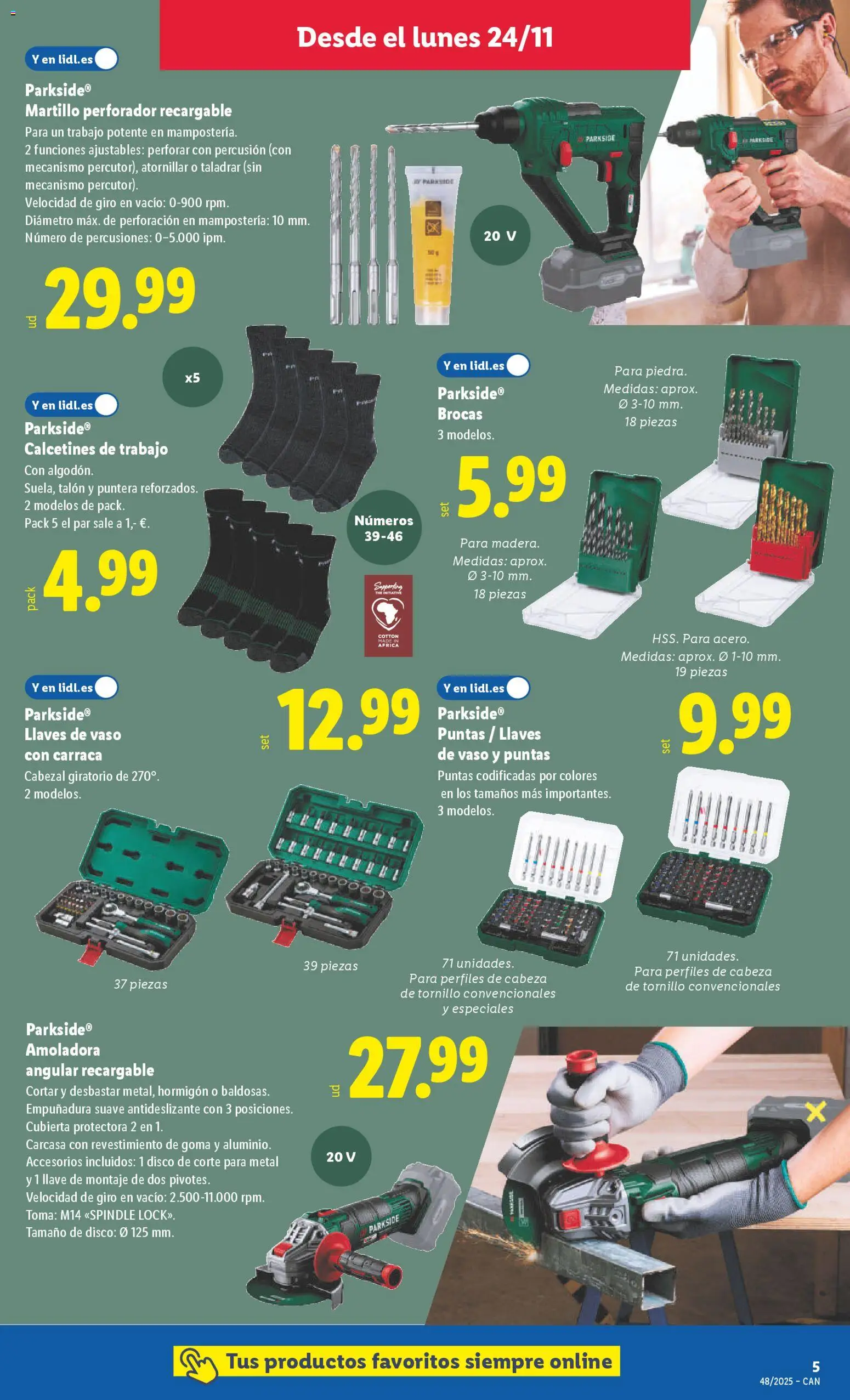 Lidl - Black Friday Canarias │ válido desde el 24.11.2025 | Página: 7 | Productos: Disco