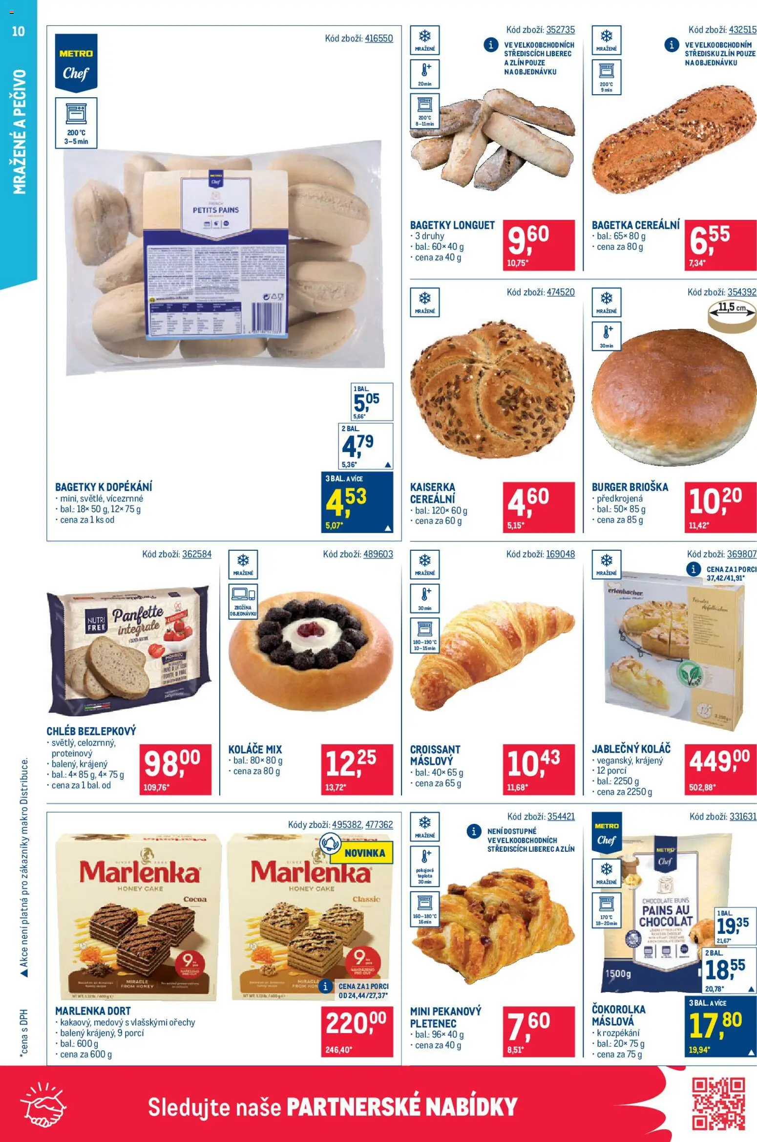 Makro leták - Gastronomie od 14.01.2026 | Strana: 10 | Produkty: Brioška, Burger, Chléb, Ořechy