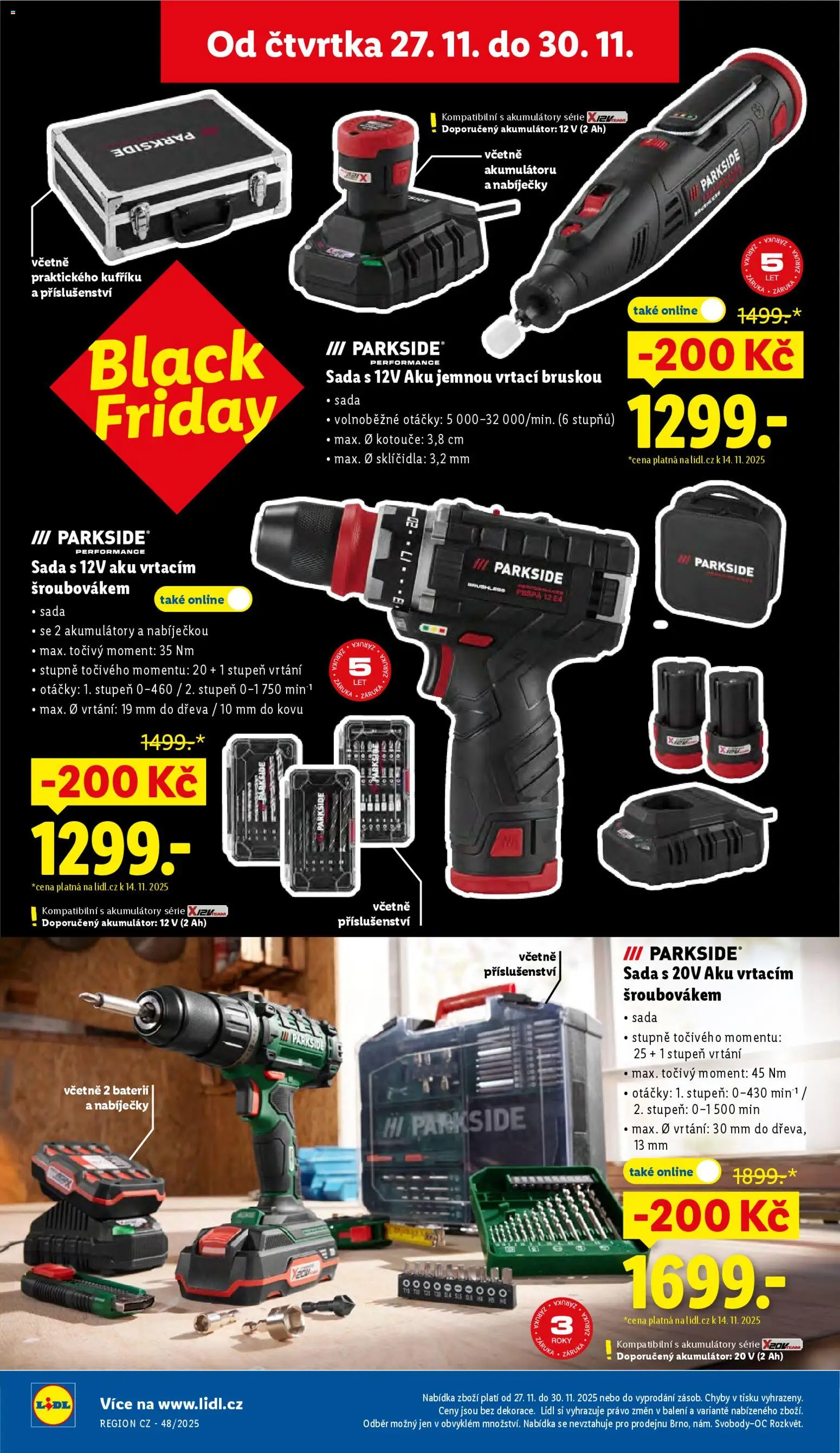 Lidl Black Friday od 24.11.2025 | Strana: 22 | Produkty: Parkside