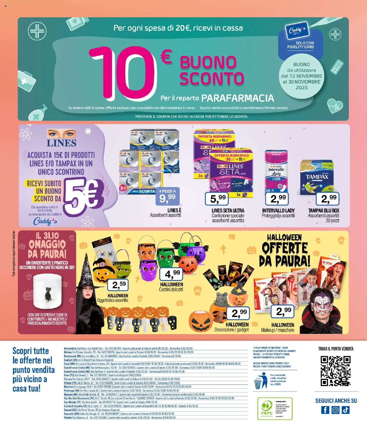 Volantino Caddy's del 23.10.2025 | Pagina: 20 | Prodotti: Fondotinta, Sapone, Acqua, Decorazioni