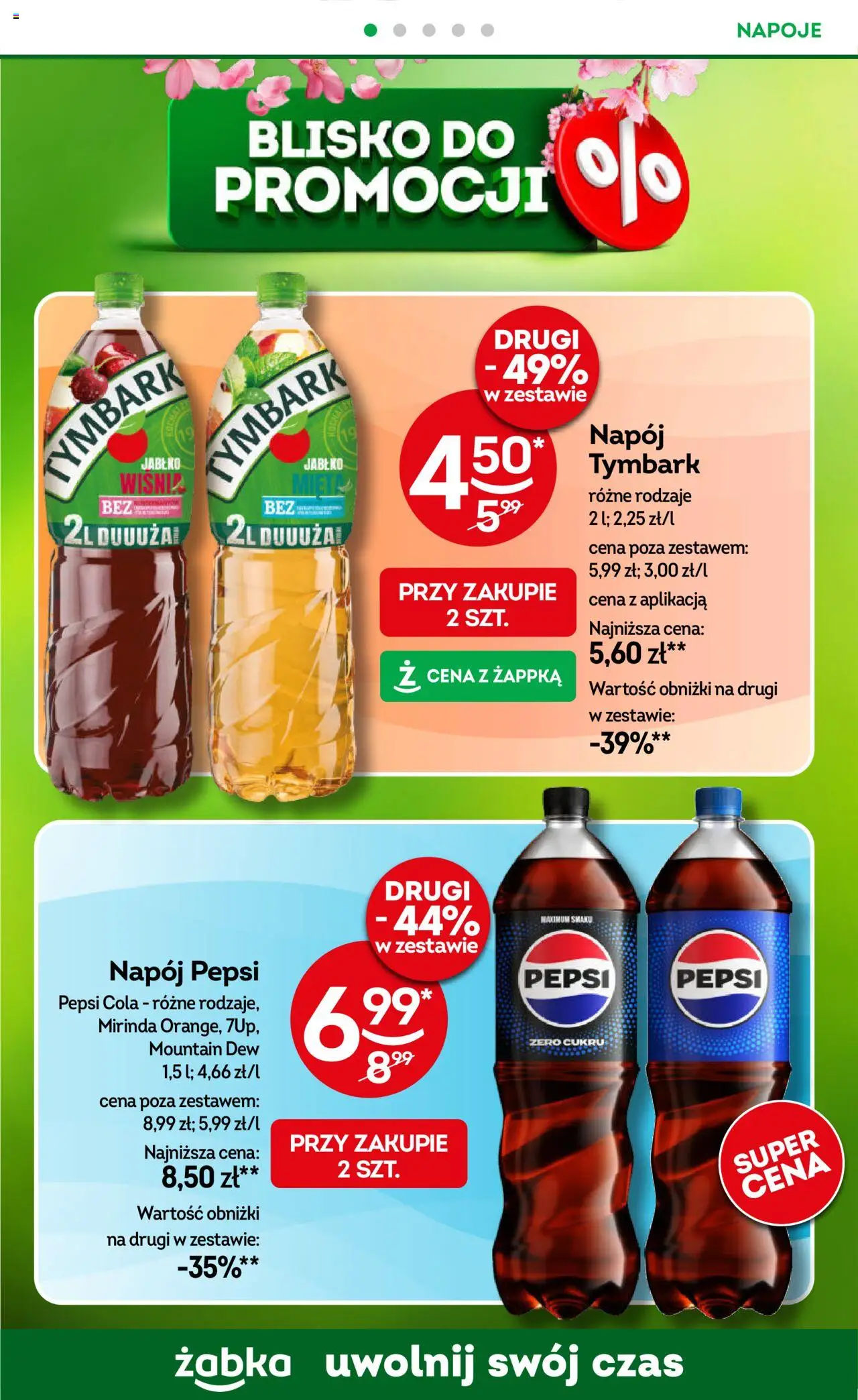 Żabka Gazetka od 18.06.2025 | Strona: 44 | Produkty: Napoje, Pepsi