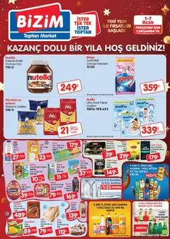 01.01.2026 tarihinden itibaren geçerli olan Bizim Toptan kataloğu önizlemesi