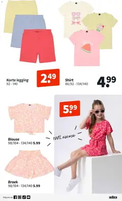 Wibra folder - Voorbeeld van een folder van Wibra, geldig van 30.03.2026 | Pagina: 15 | Producten: Shirt, Blouse, Broek, Legging