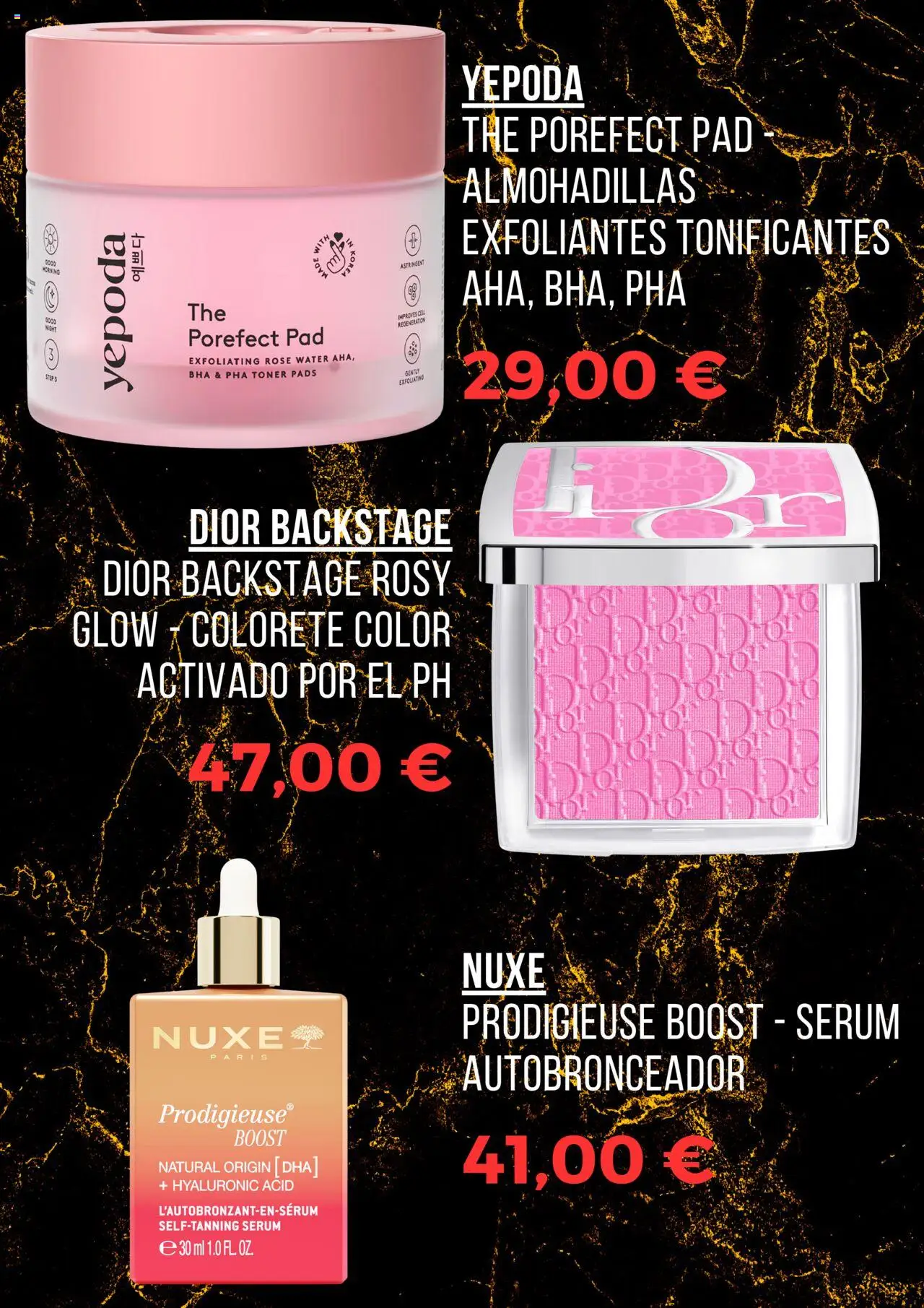 Sephora folleto │ válido desde el 01.08.2025 | Página: 7 | Productos: Colorete, Sérum, Toner
