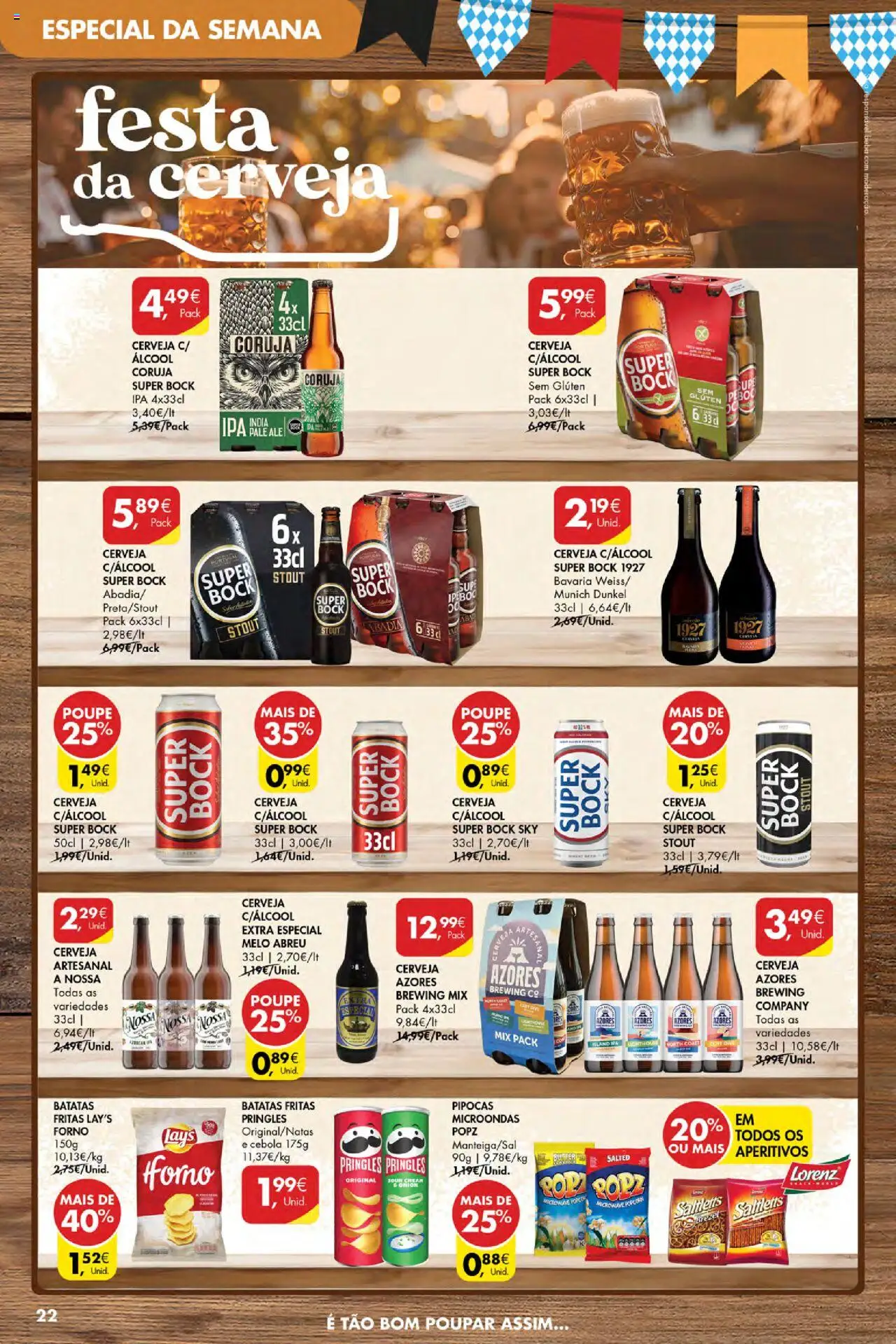 Pingo Doce Poupe Esta Semana Açores │ válido de 02.10.2025 | Página: 22 | Produtos: Forno, Super bock sky, Super bock, Microondas