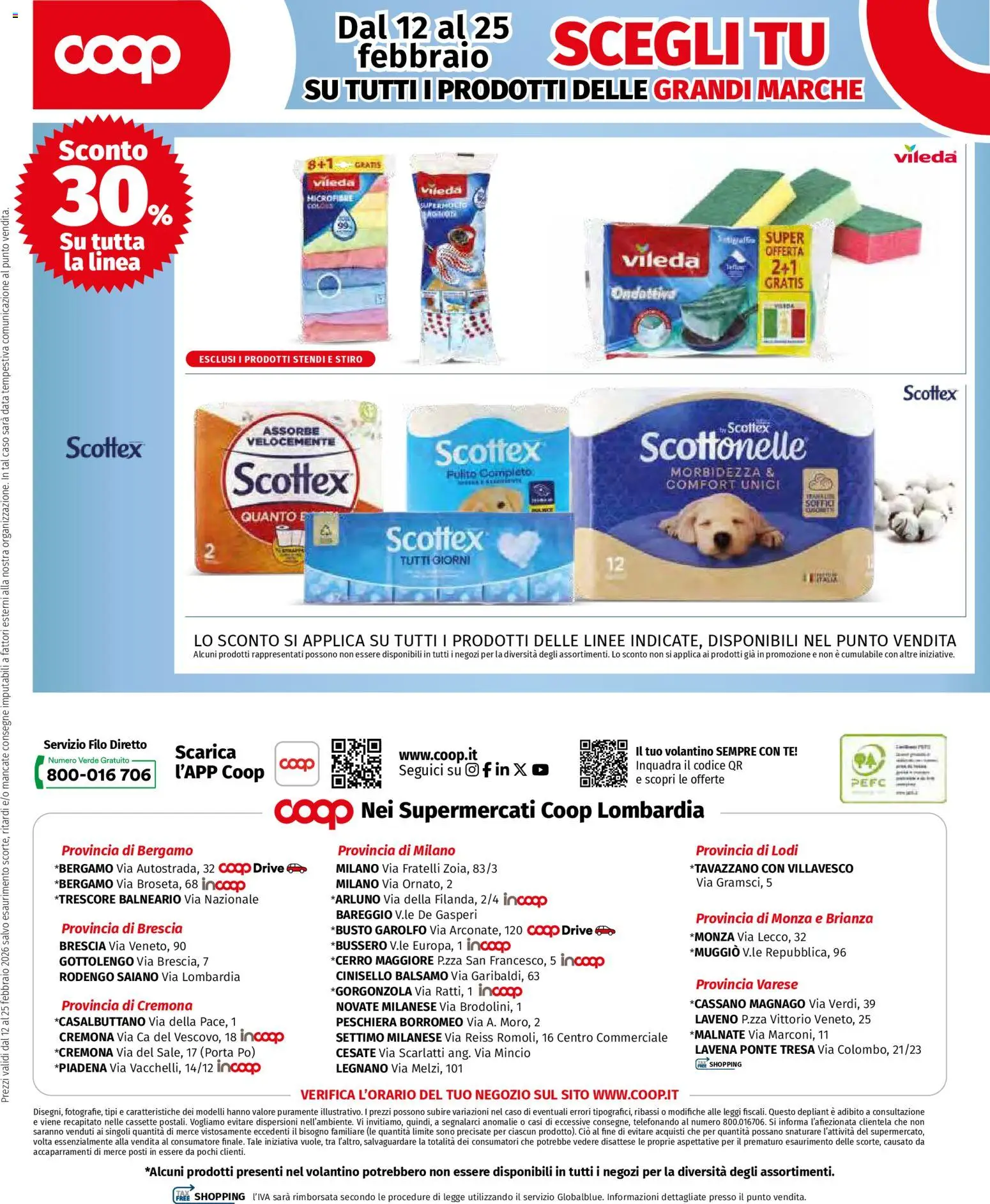 Volantino COOP del 12.02.2026 | Pagina: 12 | Prodotti: Balsamo, Tè, Data