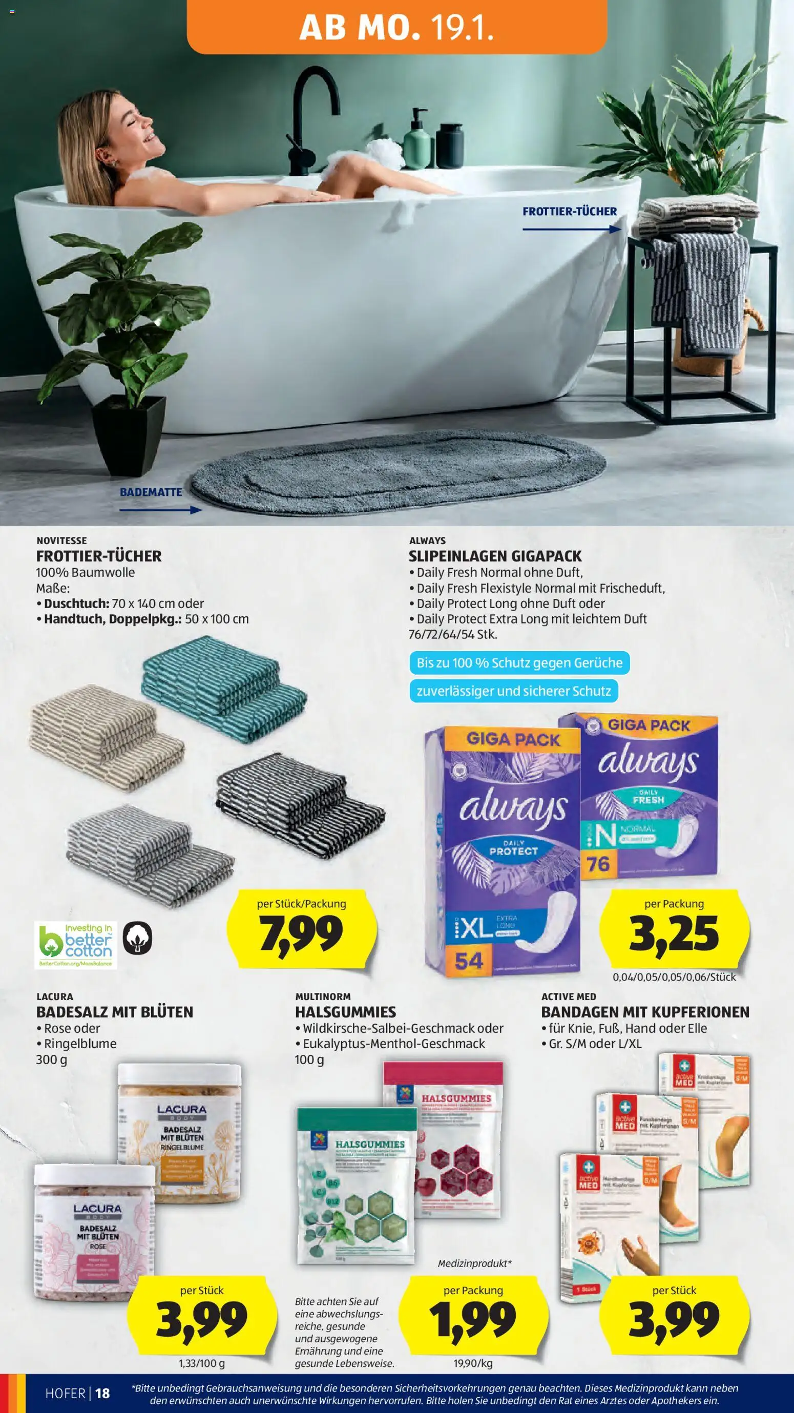 Hofer AT akciós ujság - amely érvényes a következő dátumtól: 16.01.2026 | Oldal: 22