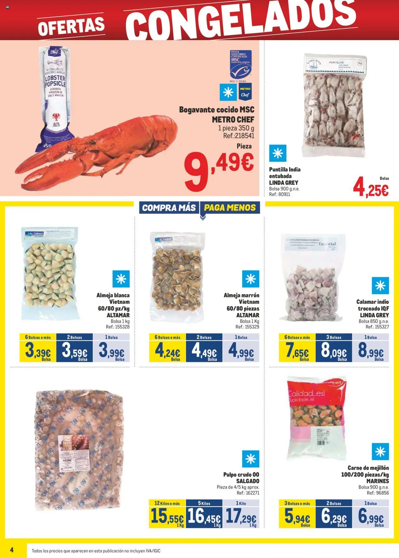 Makro - Precios Centro │ válido desde el 04.08.2025 | Página: 4 | Productos: Bolsa