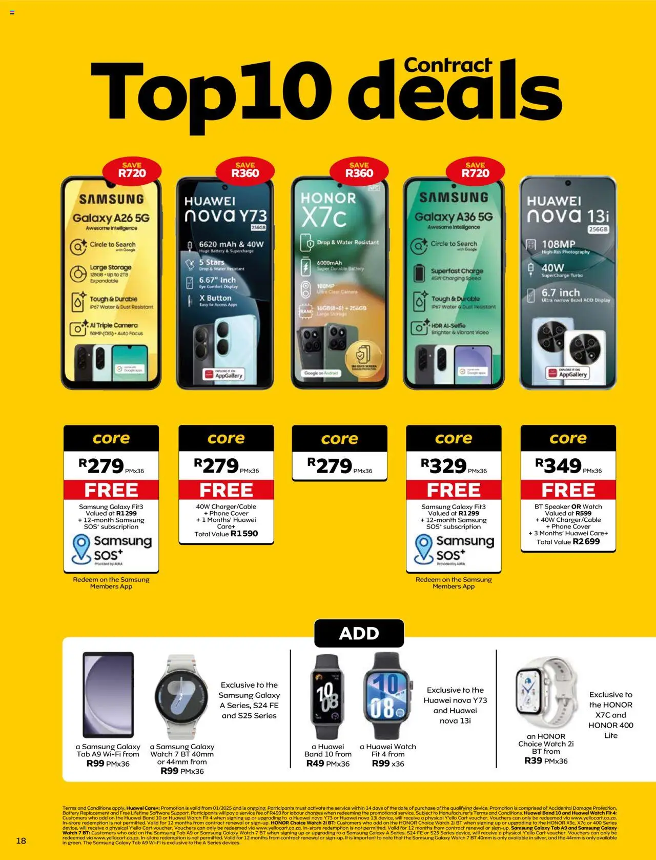 MTN Deals │ valid from 07.08.2025 | Page: 18 | Products: Cover, Phone, Camera, Battery