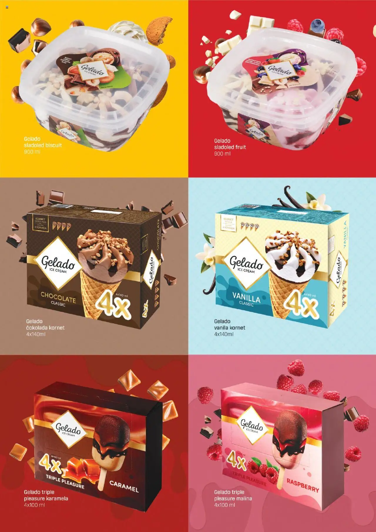 Super DIS katalog - važi od 18.08.2025 | Strana: 3 | Proizvode: Sladoled, Malina, Čokolada