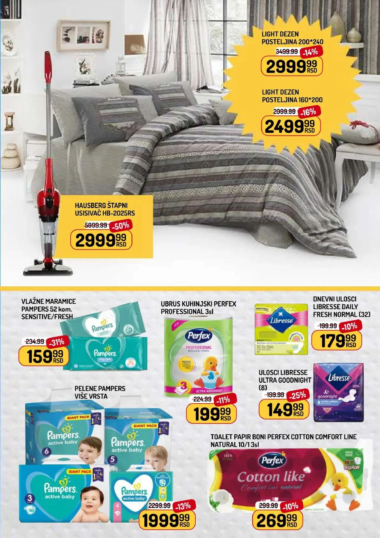 Aman katalog - važi od 10.10.2025 | Strana: 9 | Proizvode: Usisivač, Pampers, Vlažne maramice, Štapni usisivač