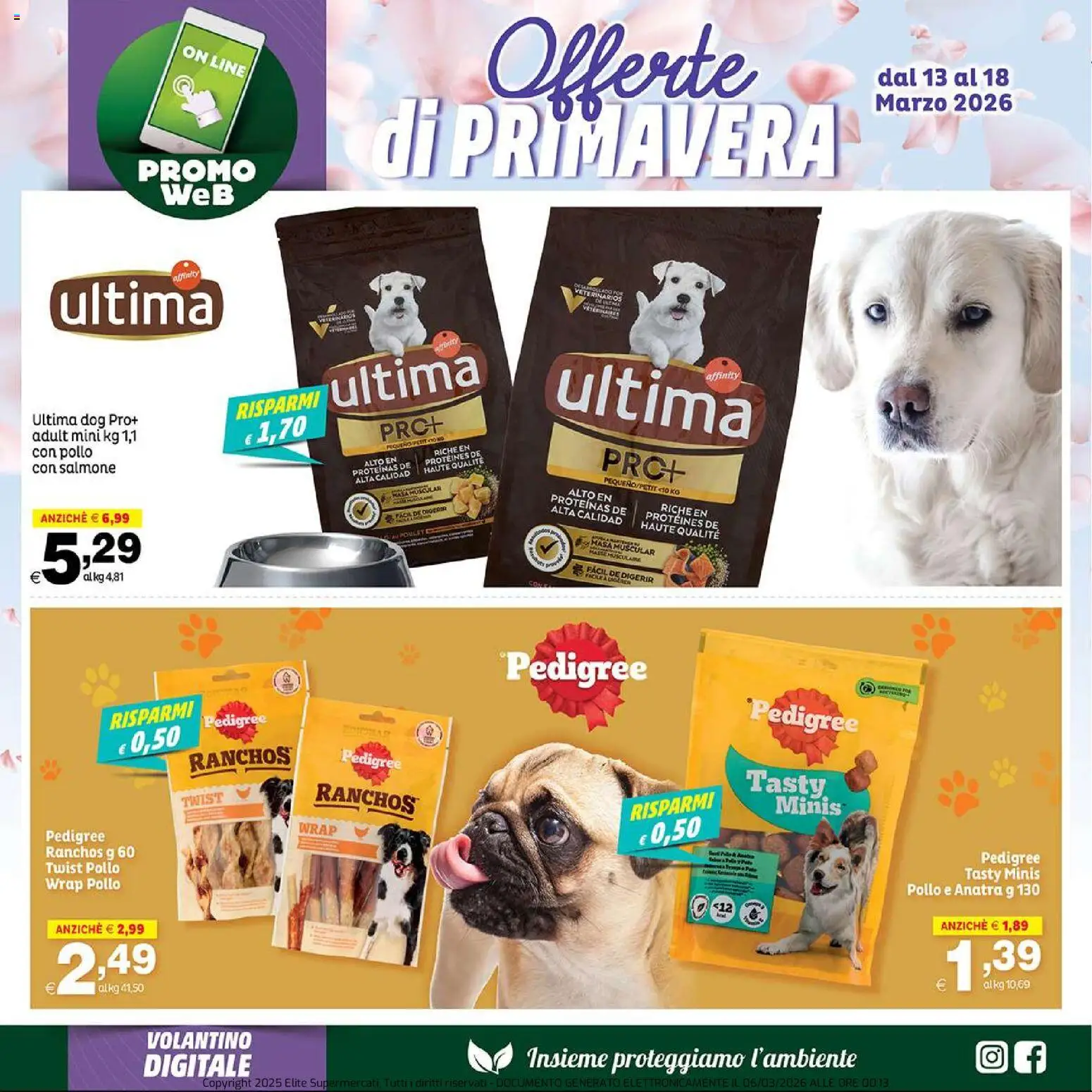 Volantino Elite Supermercati del 13.03.2026 | Pagina: 8 | Prodotti: Pollo, Salmone