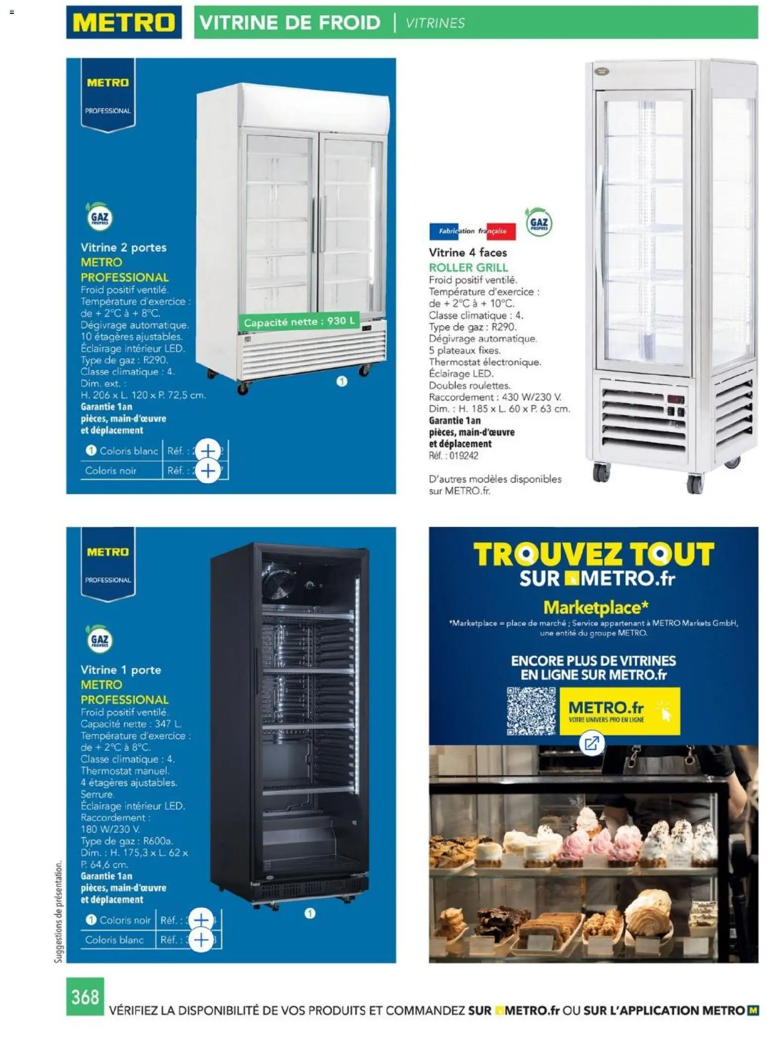 {H1} | Page: 368 | Produits: Vitrine, Grill, Porte, Portes