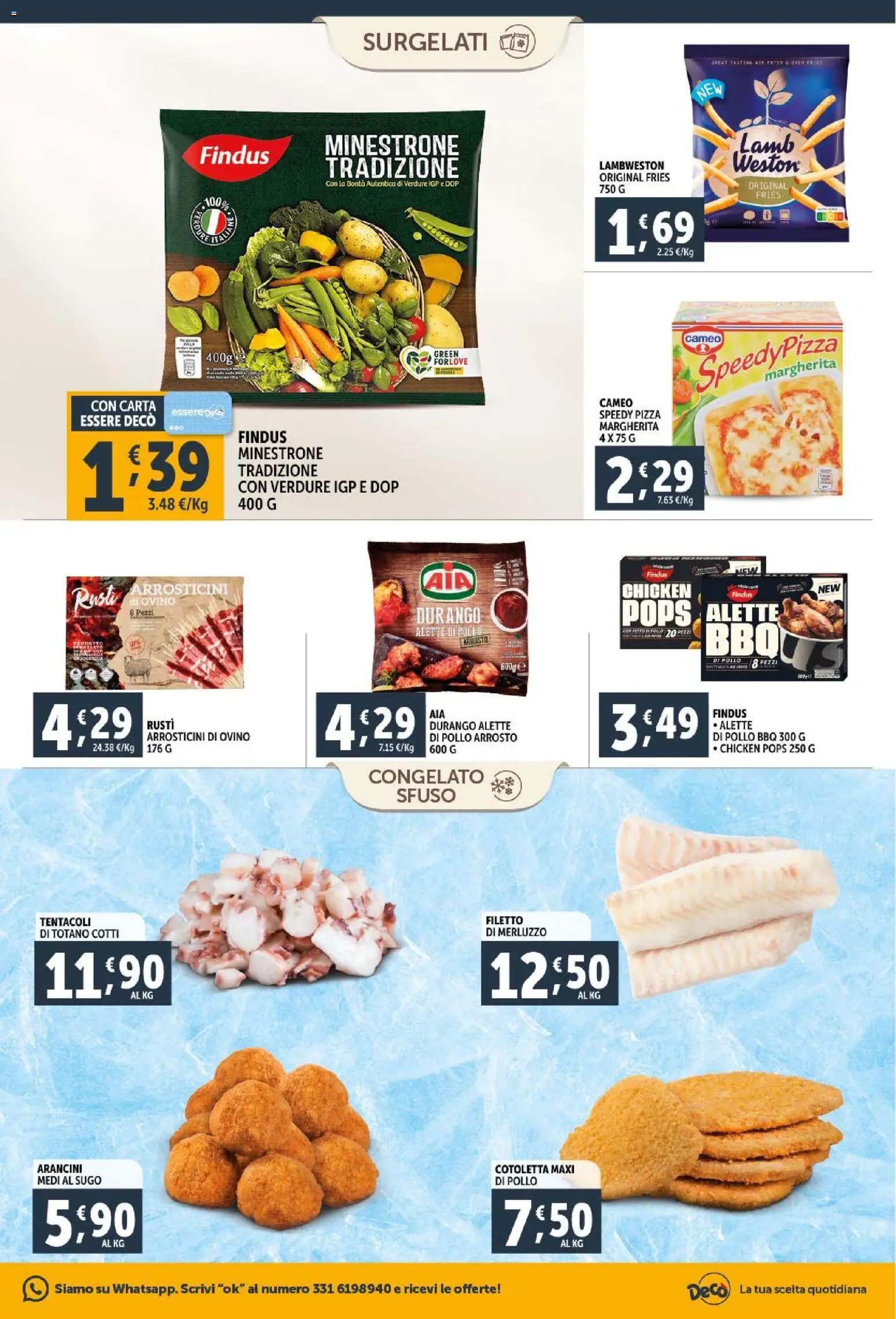 Volantino Decò del 20.01.2026 | Pagina: 10 | Prodotti: Arrosto, Pollo, Verdure, Sugo