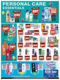 Checkers specials catalogue – valid from 23.03.2026 | Page: 14 | Products: Shower, Conditioner, Soap, Toothpaste