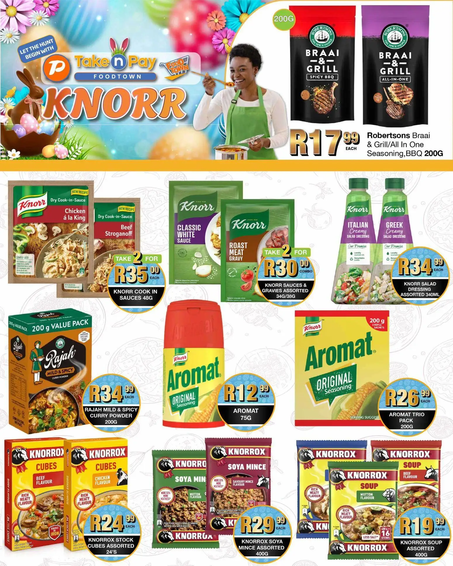 New Pick n Pay catalogue – valid from 30.03.2026 | Page: 17 | Products: Chicken, Seasoning, Soup, Curry powder