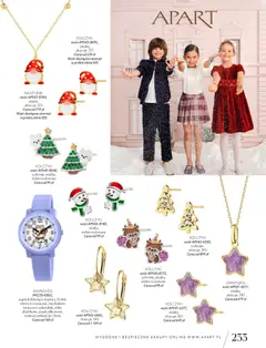 Pogląd oferty "Apart promocje" - ważna od 04.11.2025 | Strona: 235 | Produkty: Naszyjnik, Zegarek, Pasek