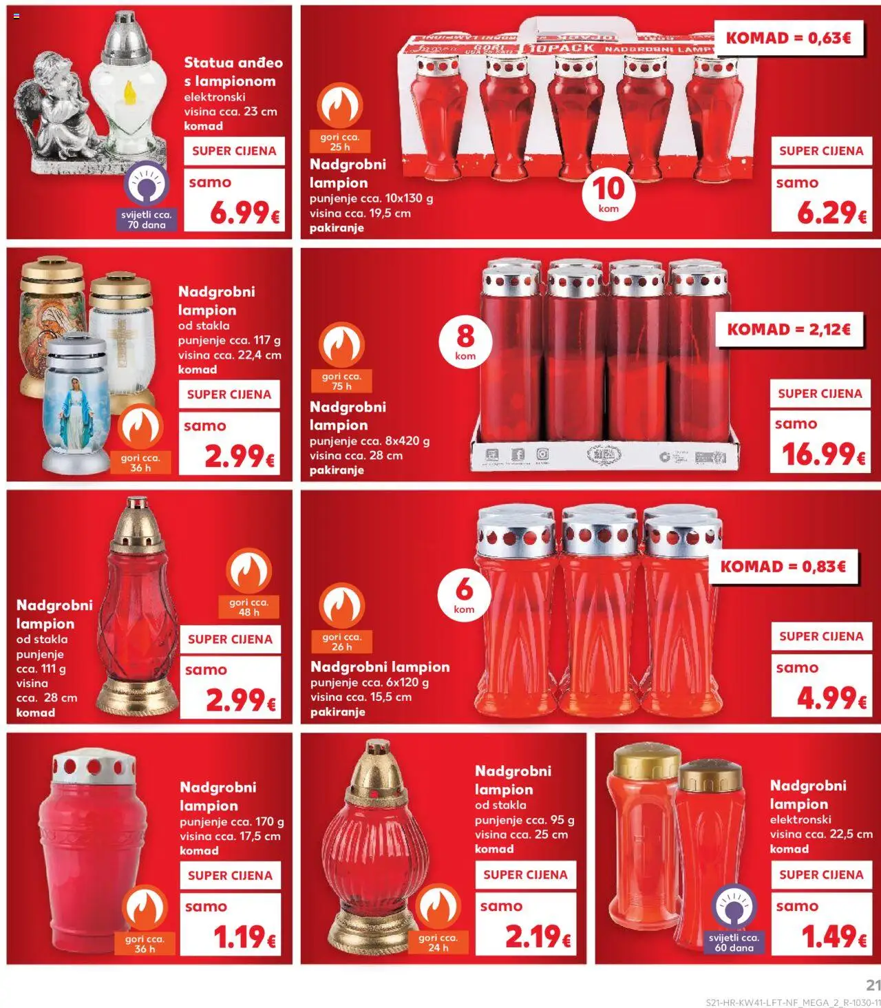 Kaufland katalog | vrijedi od 08.10.2025 | Stranica: 21 | Proizvodi: Lampion