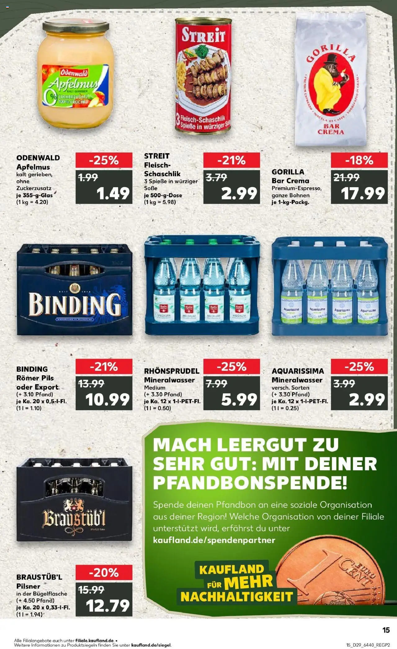 Kaufland prospekt Rüsselsheim Am Main	 - gültig ab dem 21.07.2025 | Seite: 28 | Produkte: Apple, Soße, Rhonsprudel, Fleisch