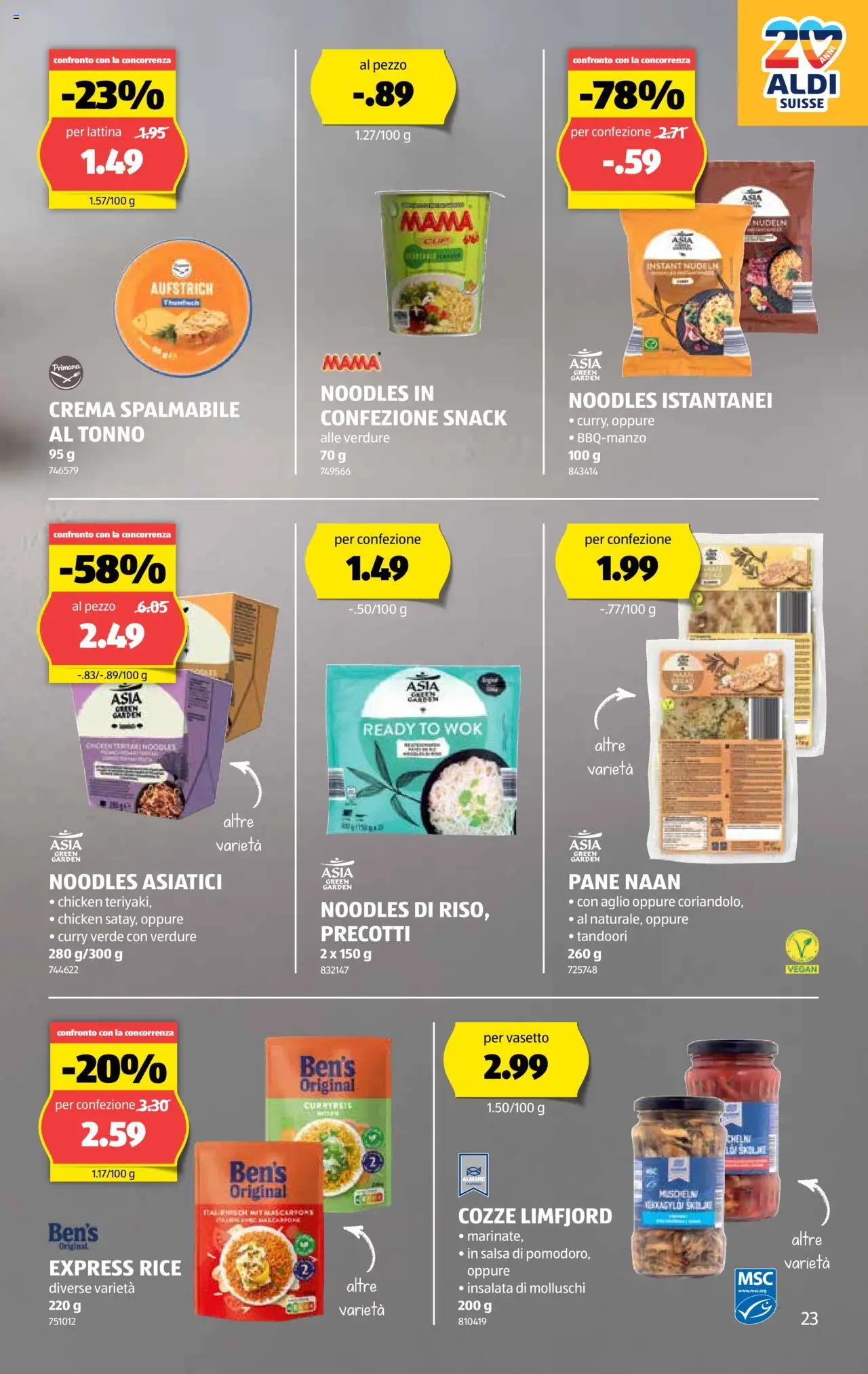 Aldi Aktionen IT – gültig ab 18.09.2025 | Seite: 24 | Produkte: Pane, Nudeln, Wok