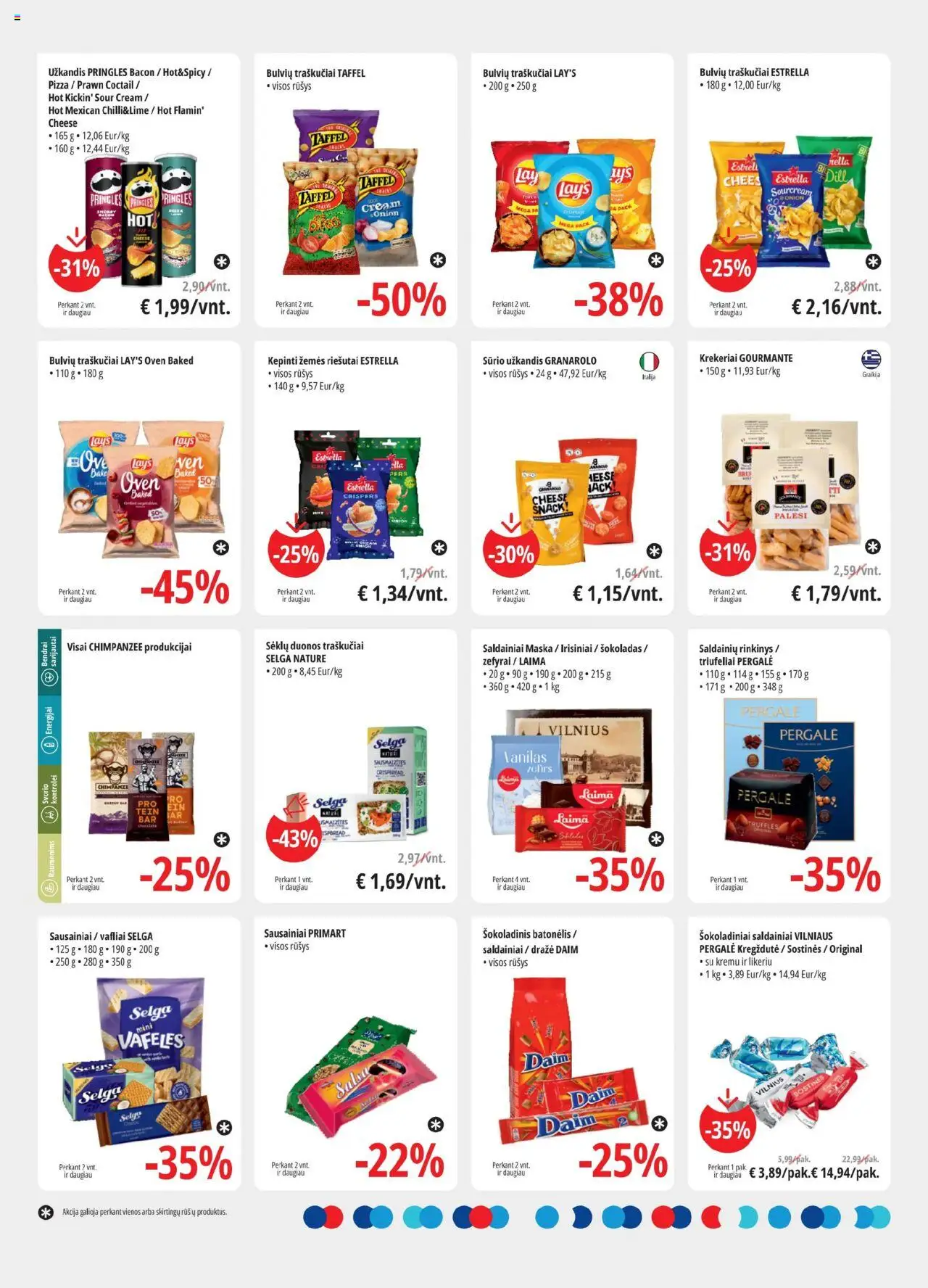 ePromo leidinys│galioja nuo 06.08.2025 | Puslapis: 9 | Prekių: Riešutai, Šokoladas, Saldainiai, Traškučiai