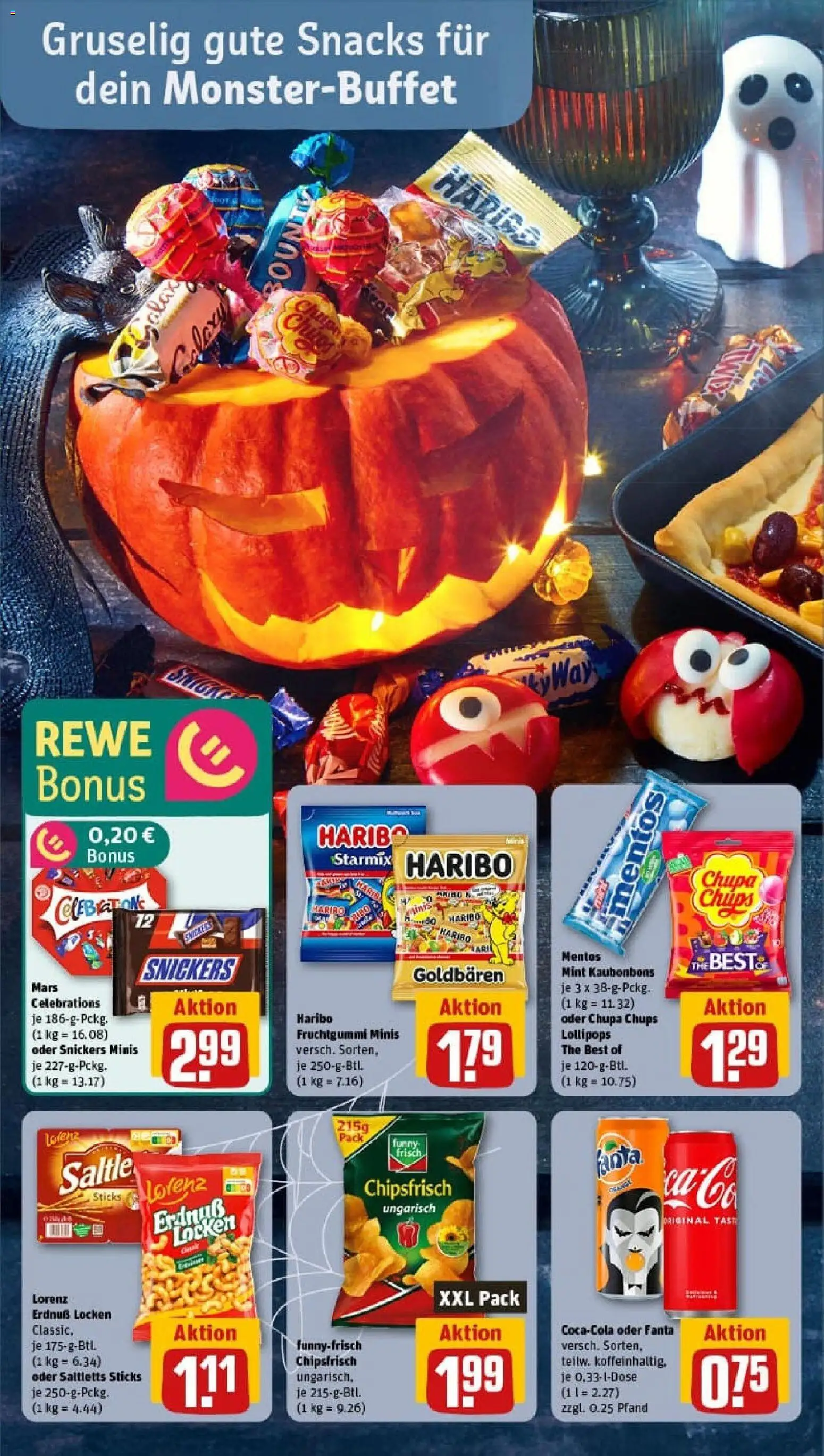 Rewe prospekt Neunkirchen	 – gültig ab 26.10.2025 | Seite: 6 | Produkte: Fanta, Haribo, Celebrations, Snickers