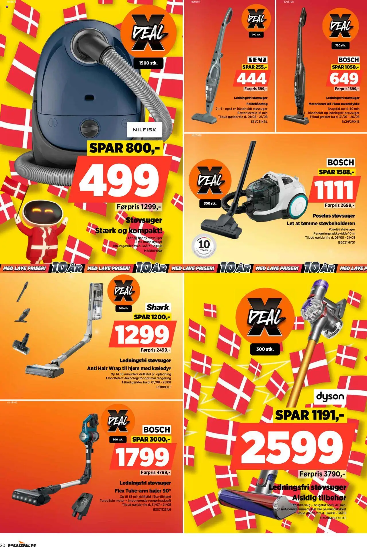 Power Tilbudsavis gyldig fra 31.07.2025 | Side: 20 | Produkter: Støvsuger